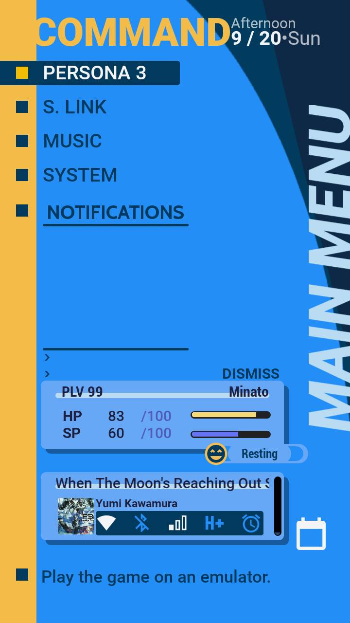 [Theme] Persona 3 UI Theme Update | Scrolller