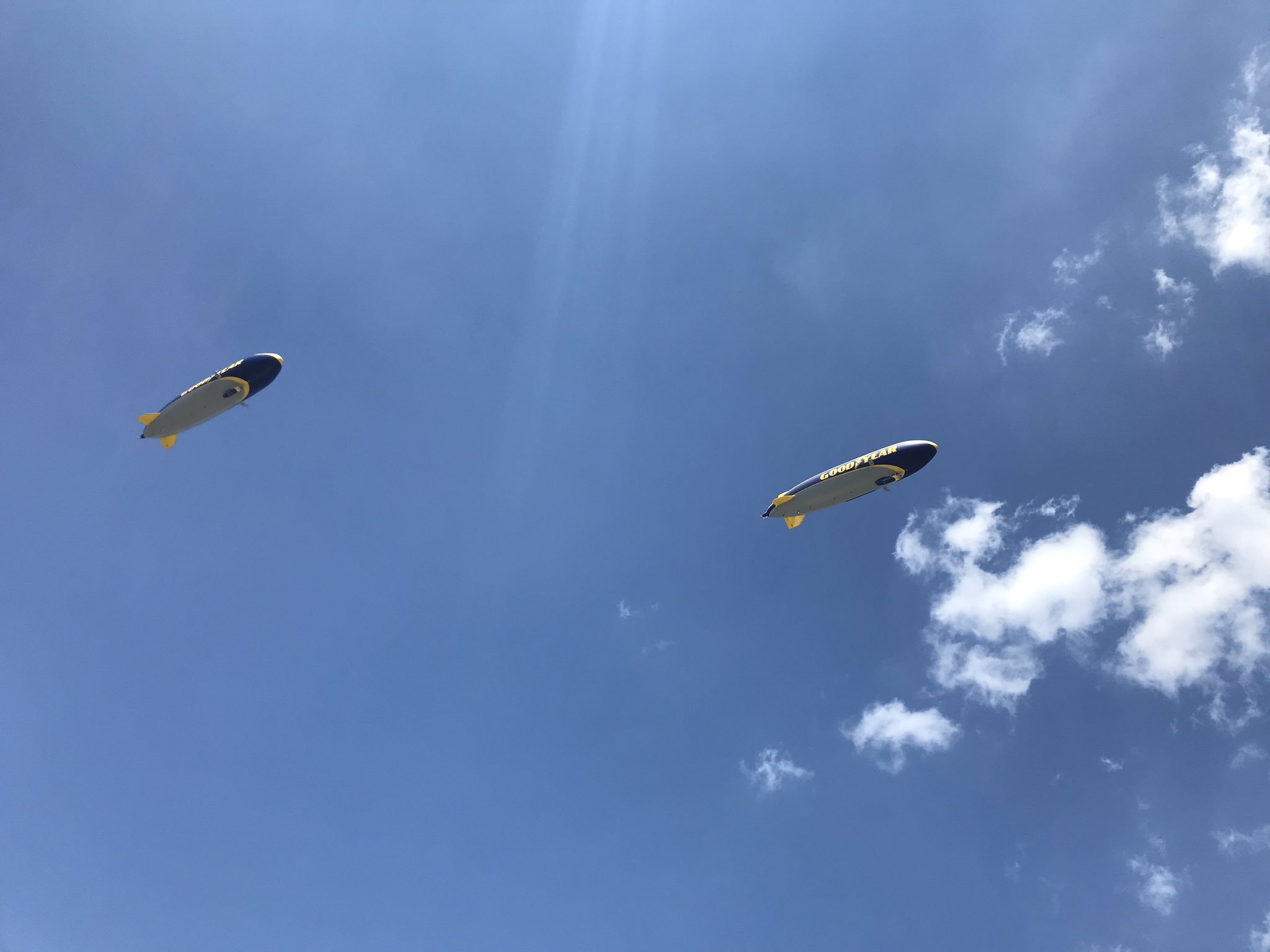 There are only 13 active blimps in the world and 2 of em are flying
