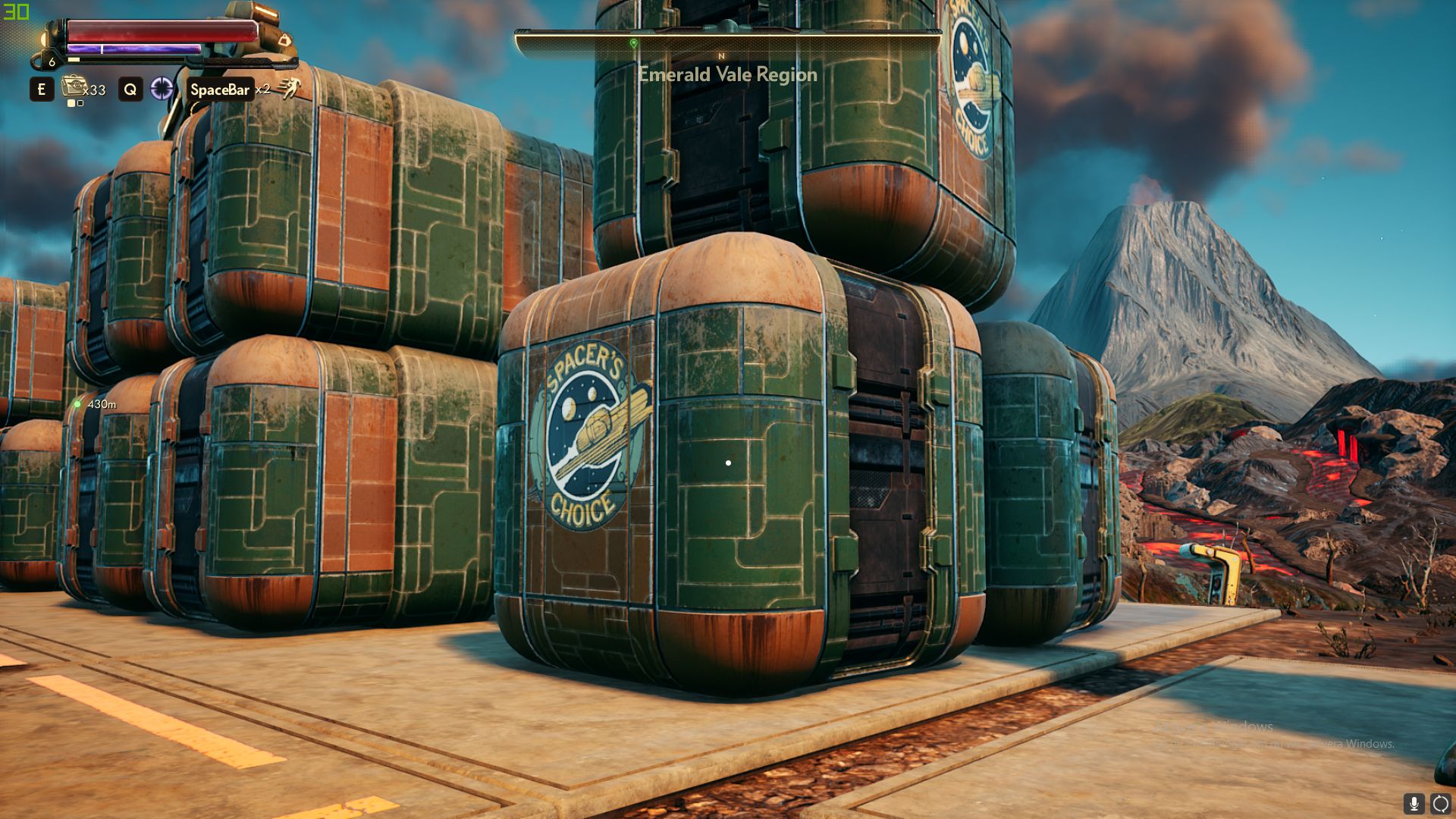 These cargo containers from the game The Outer Worlds look like they ...