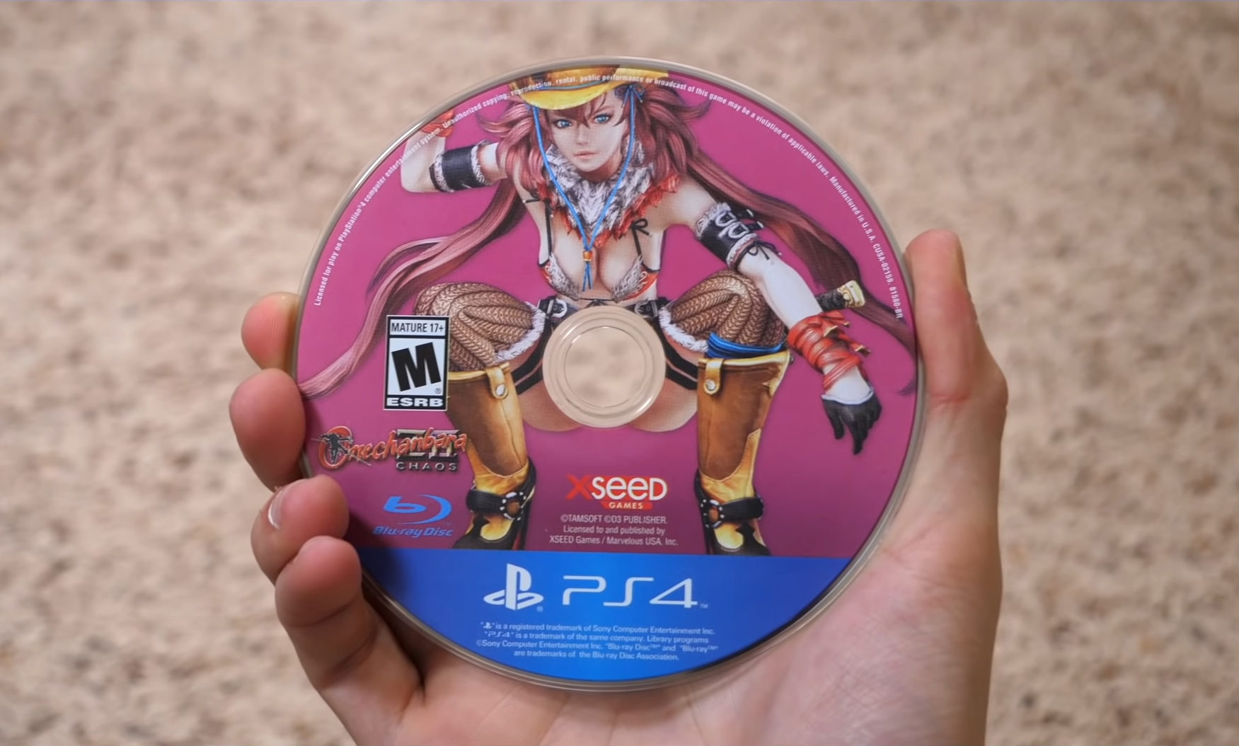 This Cd For A Fighting Game Scrolller