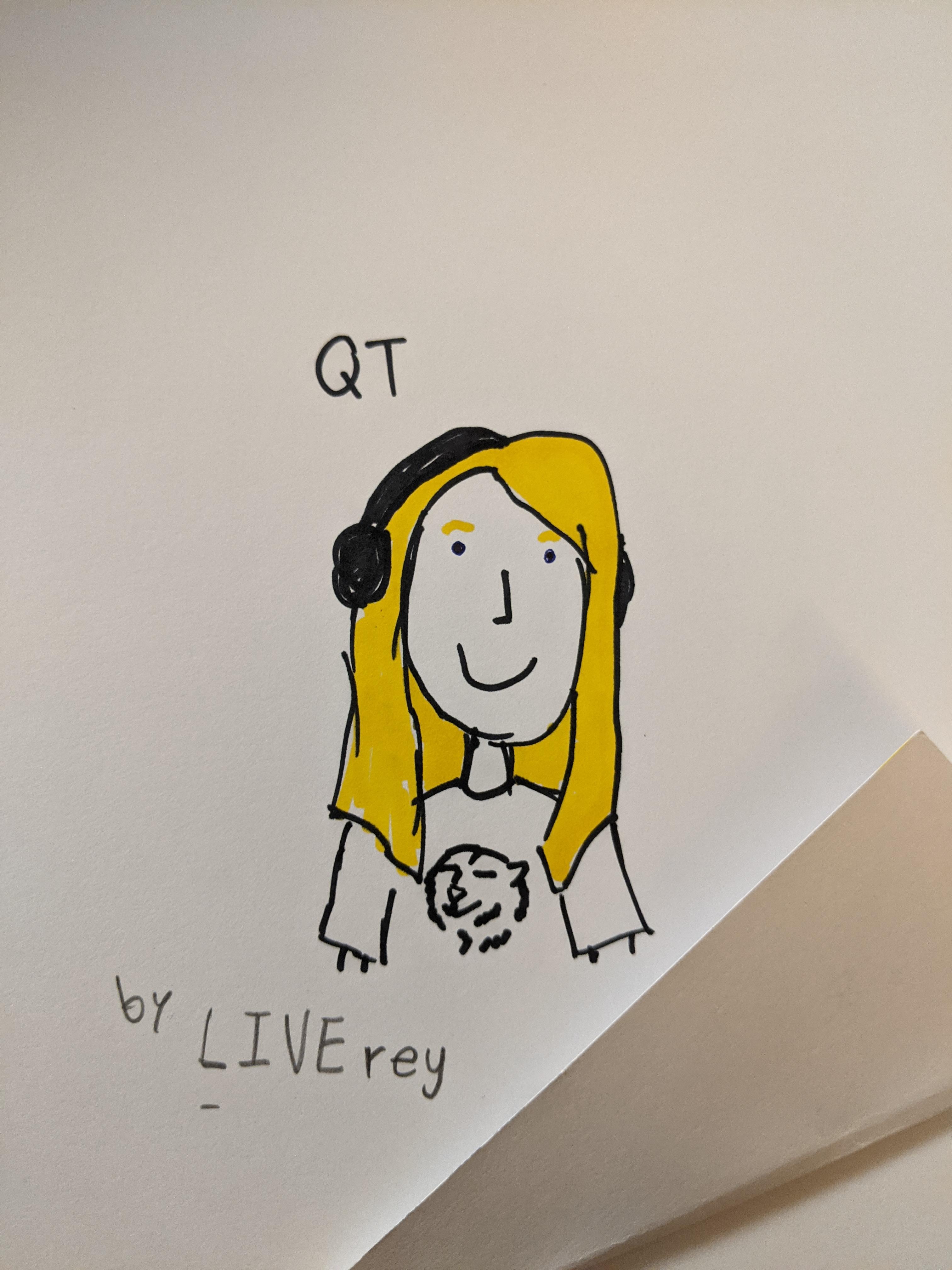 this is my first attempt at drawing a streamer, hope qt likes it ...