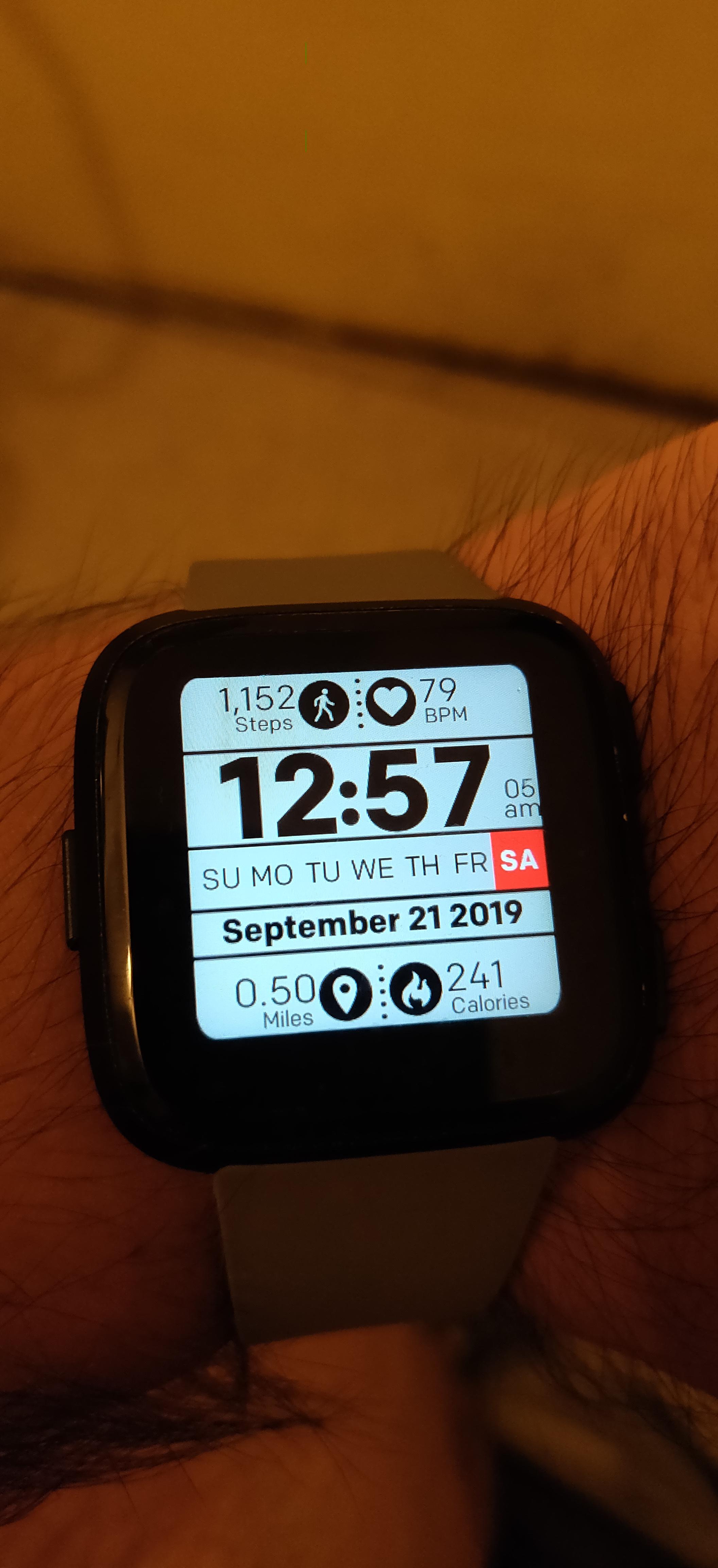 This is one of the best watch faces for the Versa or ionic. It's