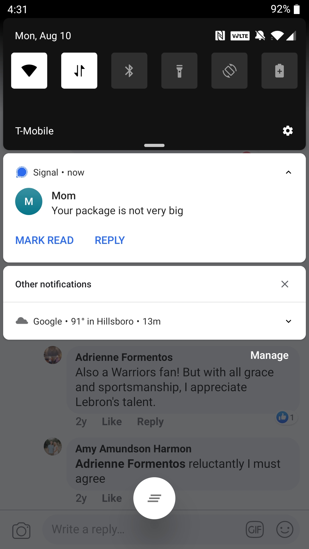 This is what happens when I accidentally have Amazon deliver to my mom