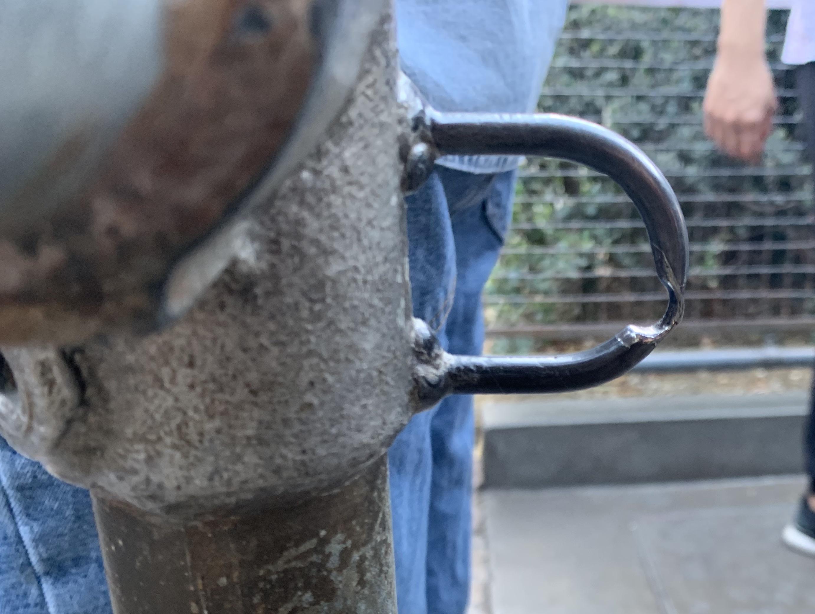 This ring for chains in a queue line at Disneyland. | Scrolller