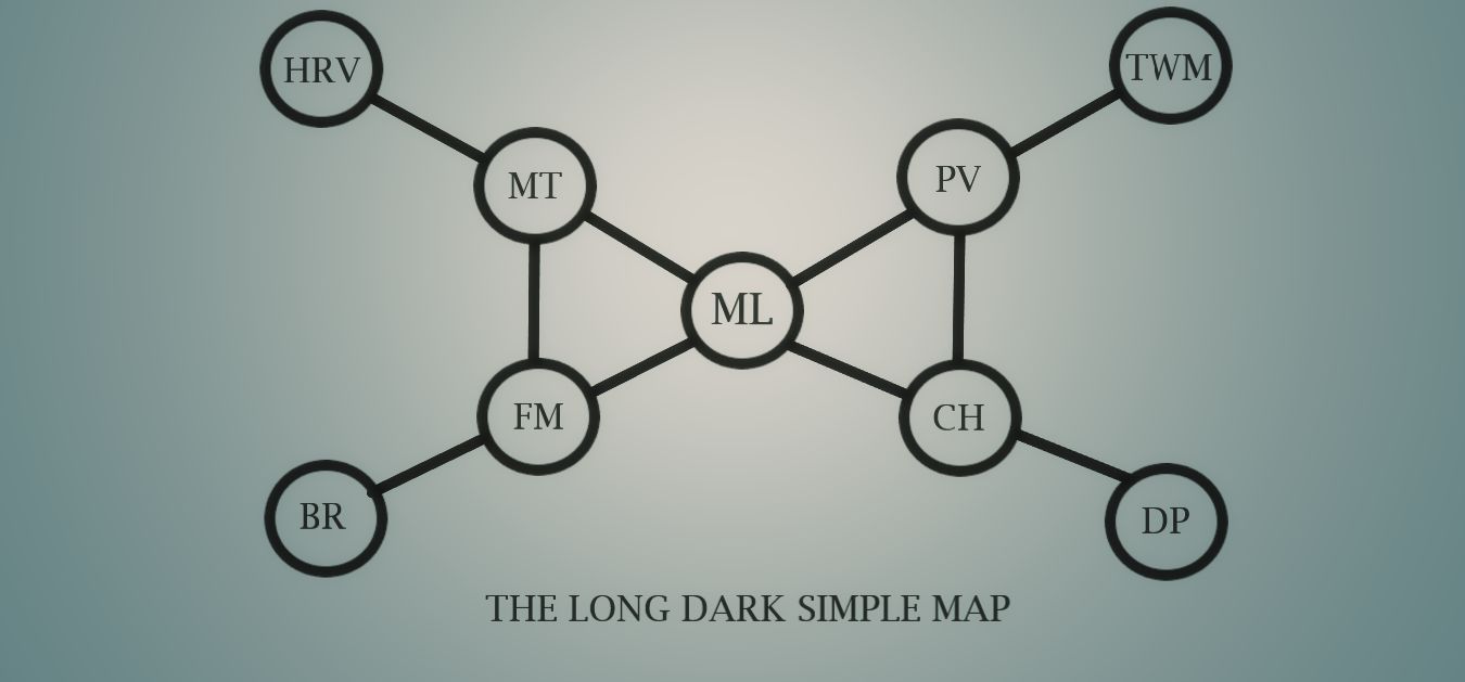 This simple zone map was made by Axeman and originally shared on steam ...
