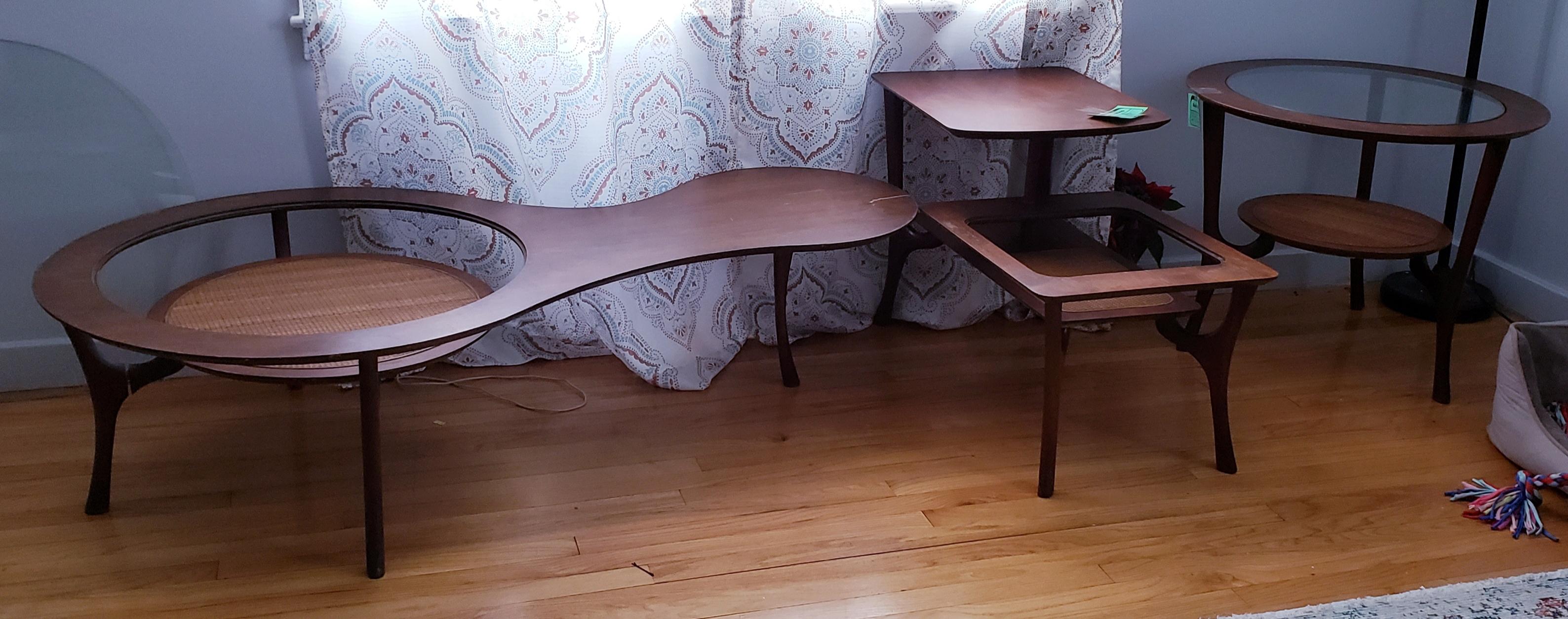 Three matching MCM tables for 60? Don't mind if I do! Tables are by