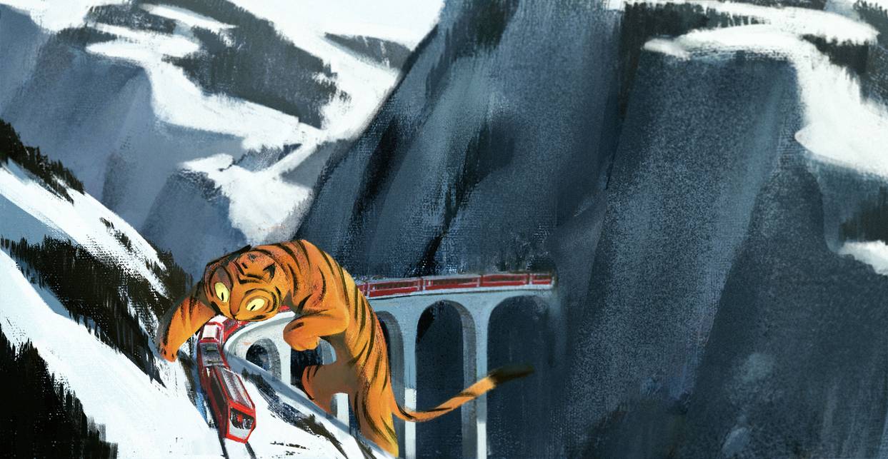 Tiger Train by kindasilence | Scrolller