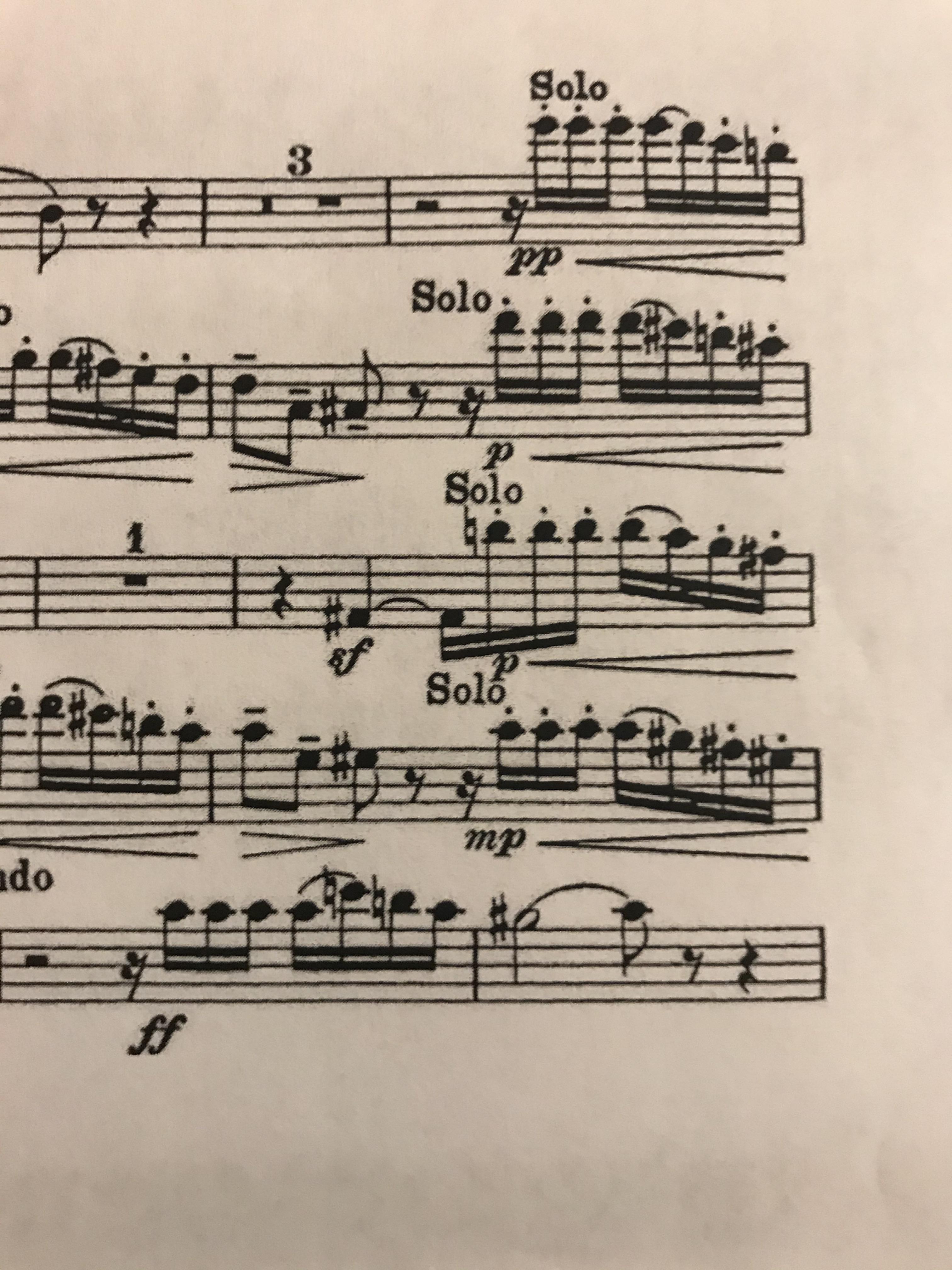 Tips On Playing High Notes Staccato And Soft Tchaikovsky 6 Mvt 1
