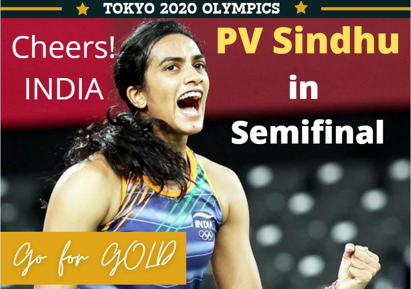 Tokyo Olympic PV Sindhu now in semifinal Gold for India 🇮🇳 Scrolller