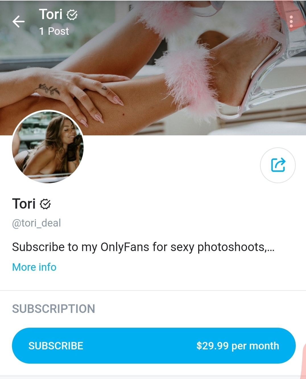 Tori On Only Fans Scrolller