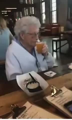 Grandma tries craft beer for the first time. | Scrolller
