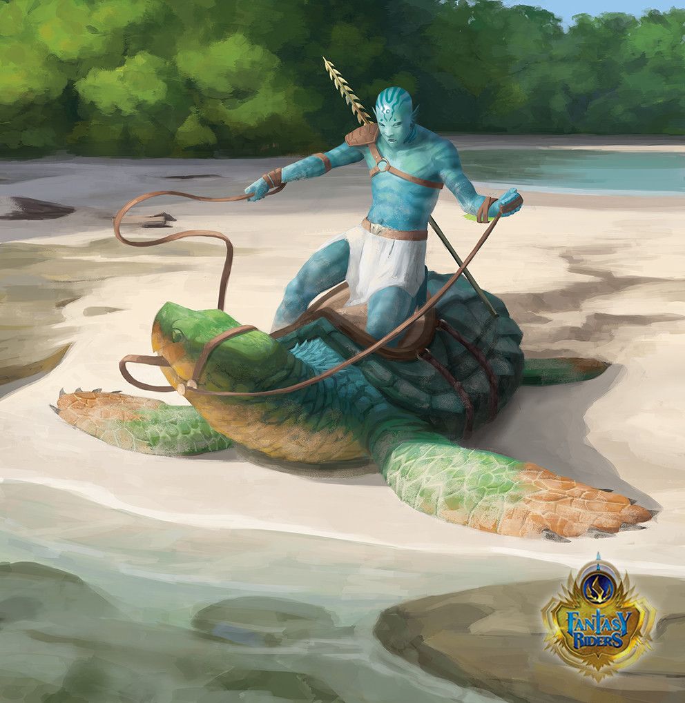 Gon Riding A Turtle Turtle Rider by Victor Garcia | Scrolller