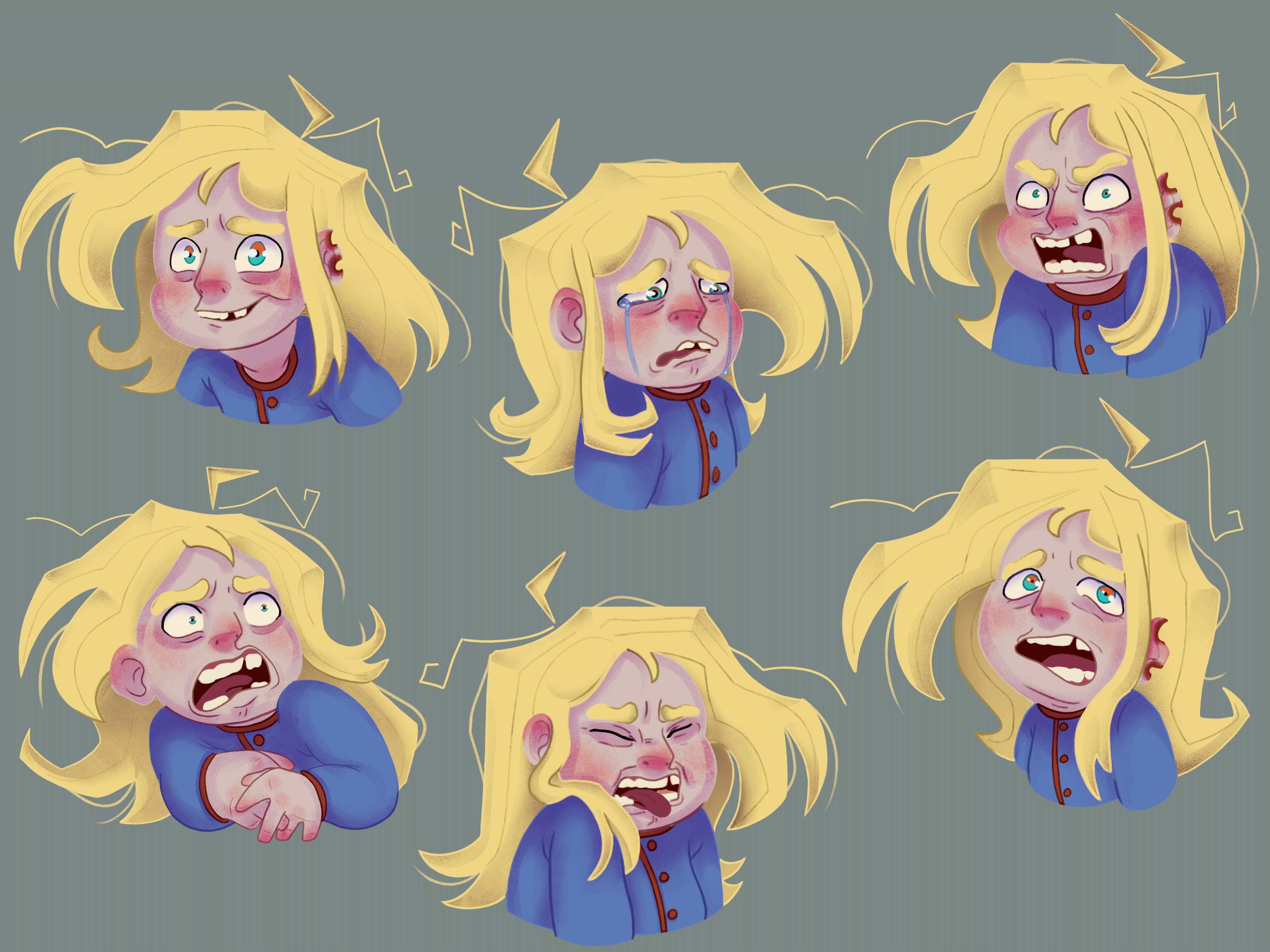 Twen Facial Expressions, Me, 2021 Scrolller