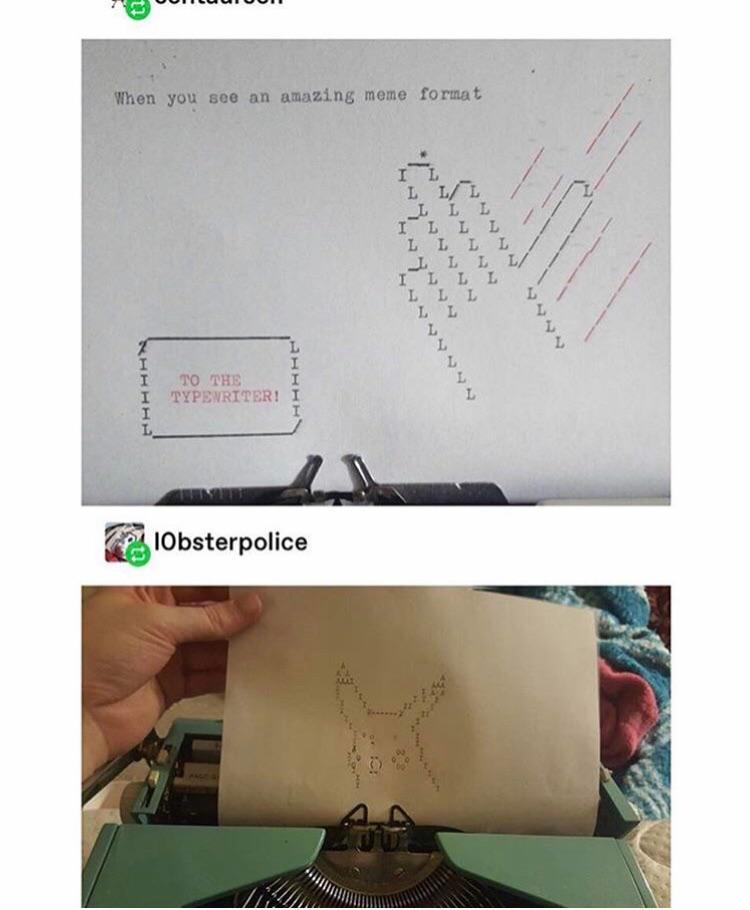 Typewriter memes Scrolller
