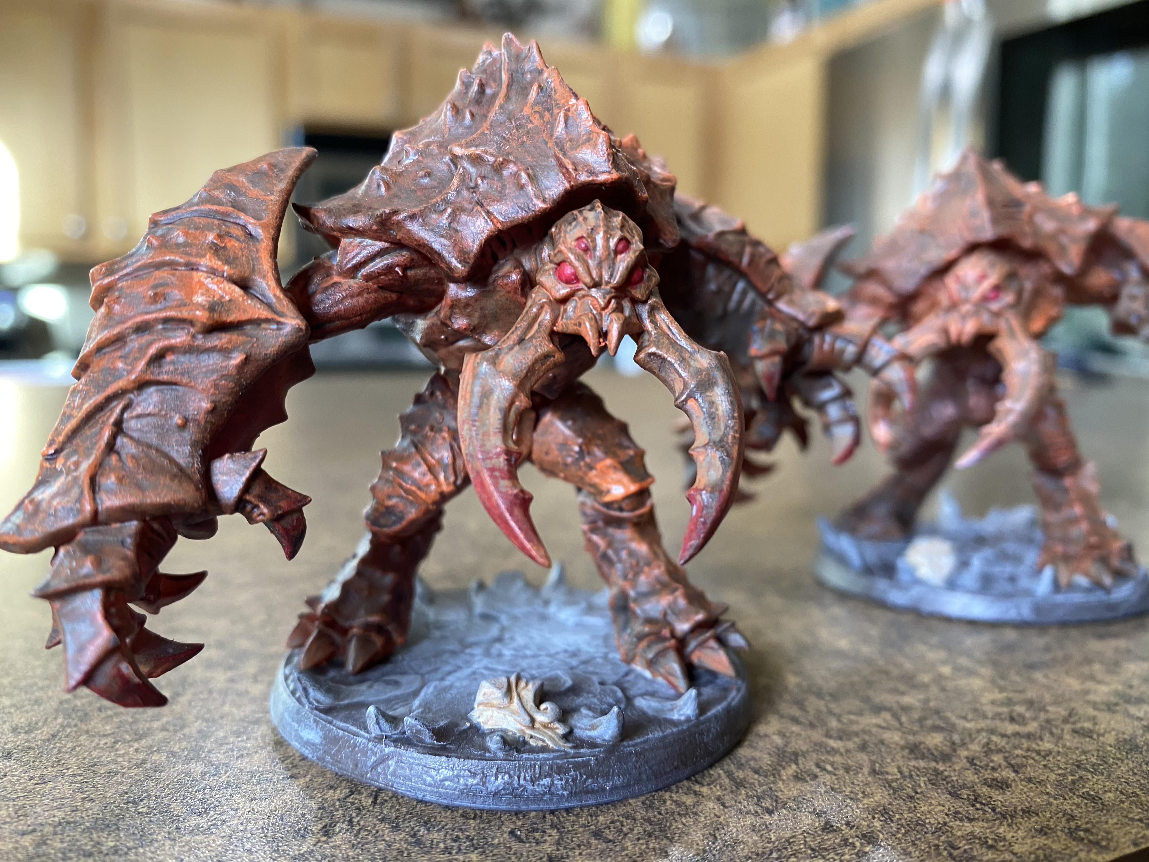 Umber Hulk printed on ANYCUBIC Photon. Sculpt by Artisan Guild. Scrolller