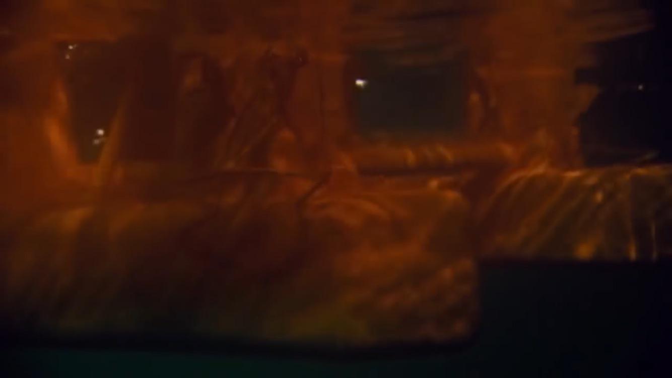 Underwater pontoons of the Erik Raude offshore oil rig | Scrolller