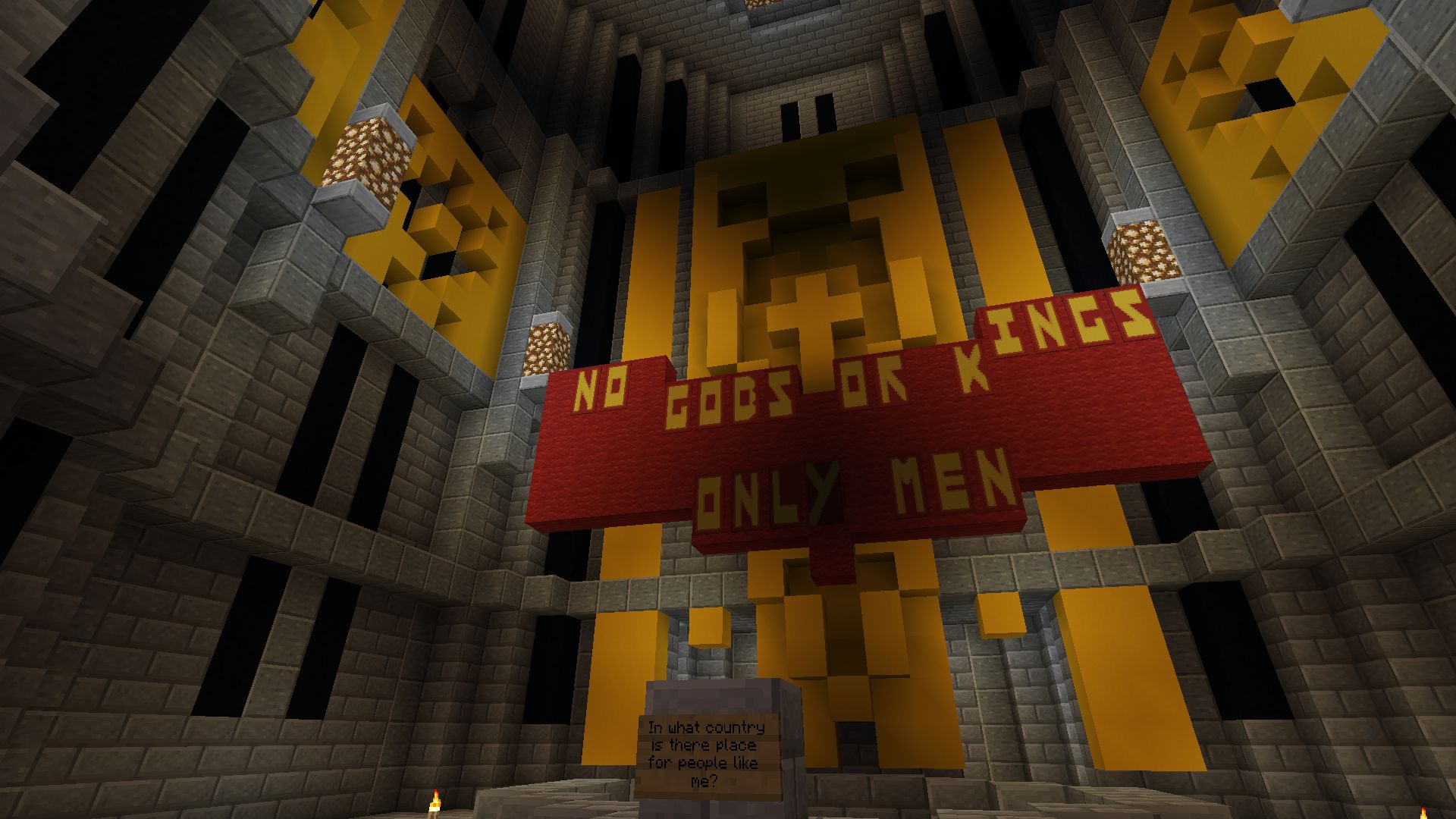 Update on the Minecraft Rapture build. How do u like the interior? I ...
