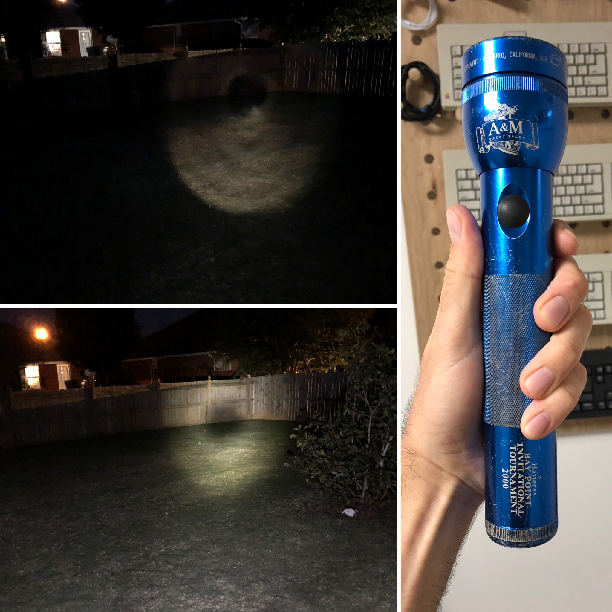 Upgraded my old Maglite with an LED bulb Scrolller