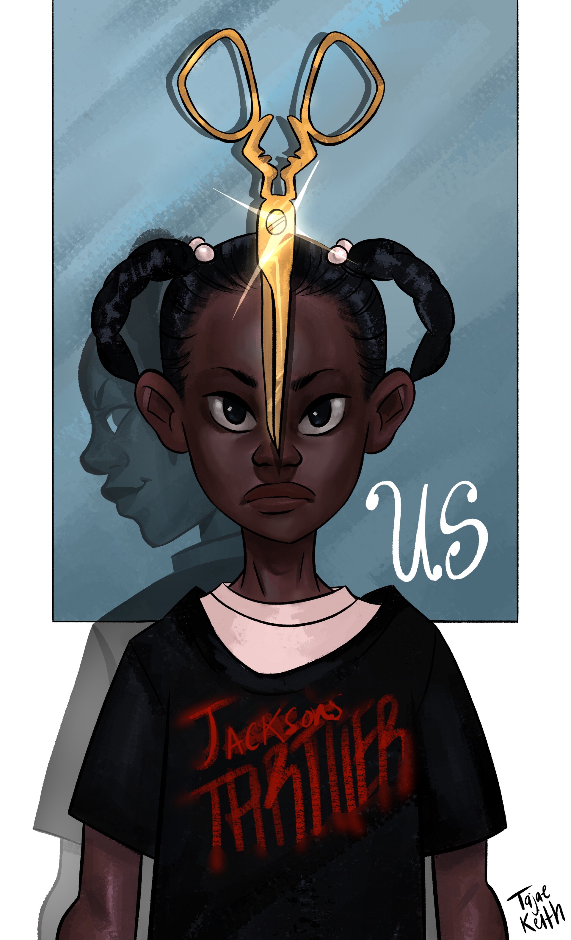 Us Movie Fanart by Tajae Keith Scrolller