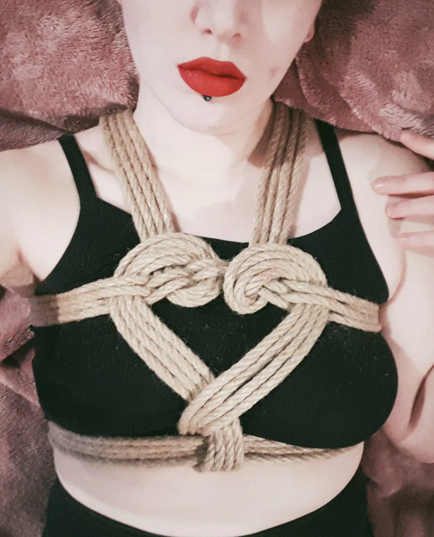 Valentine's Day was a great excuse to practise new self-ties [OC]