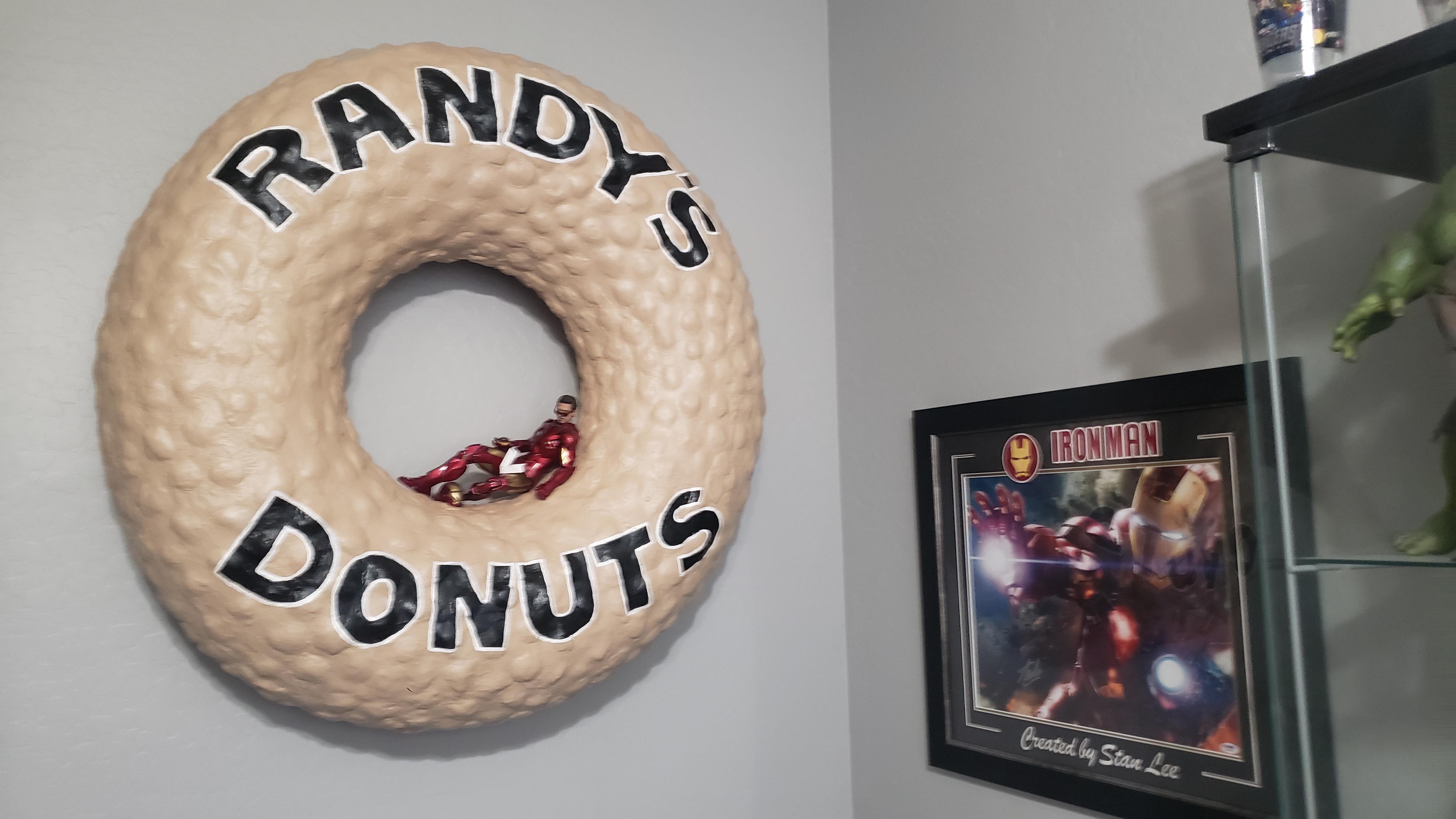 We made a Randy's donuts to display an Ironman hot toy | Scrolller