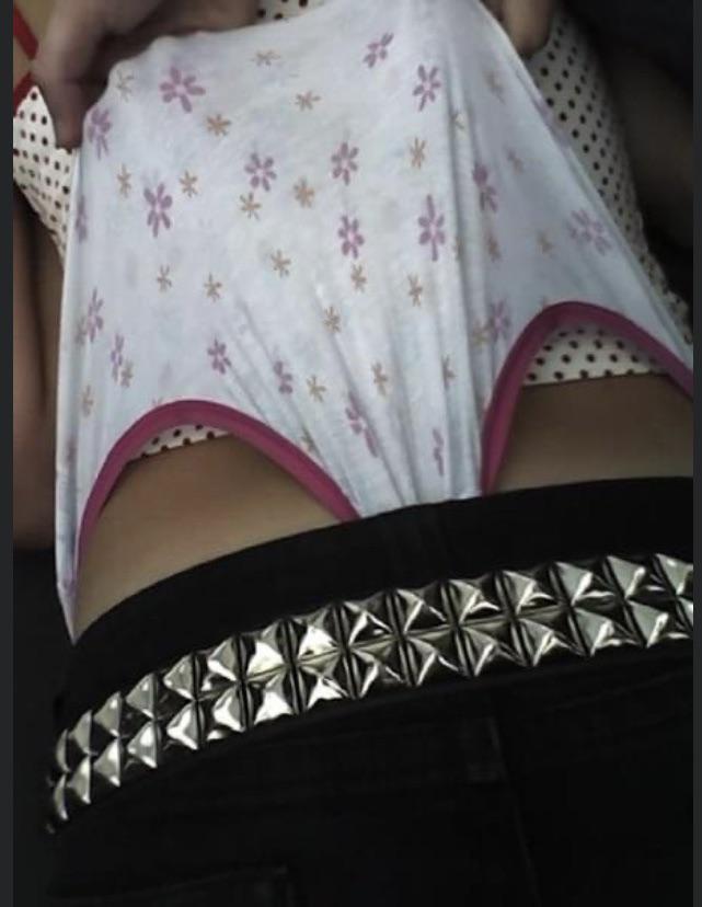 Wedgie revealing embarrassing floral panties Scrolller