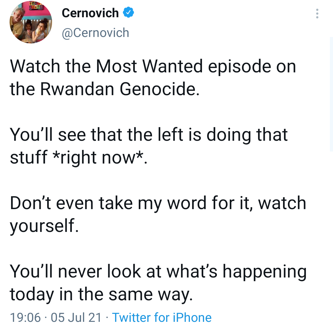Weird Mike Cernovich wants you to know that the right lives in constant