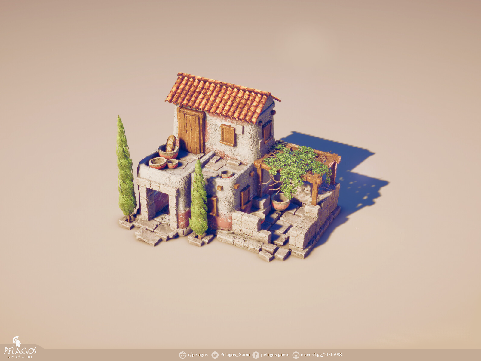 We're making City Builder / RTS game set in Ancient Greece :) | Scrolller