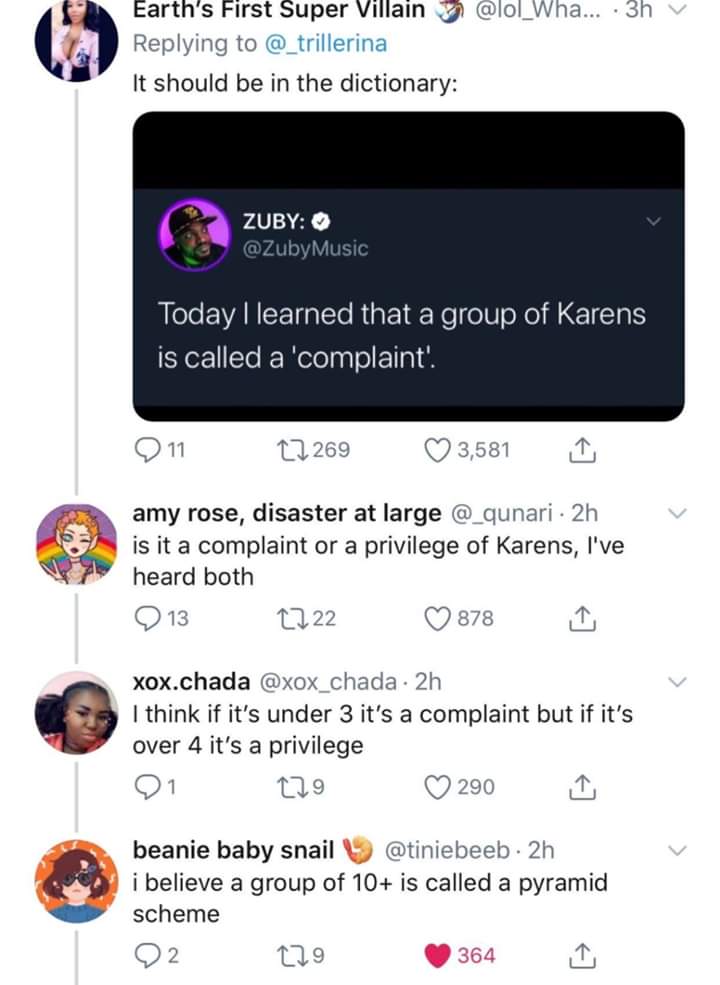 What is a group of Karens? Scrolller