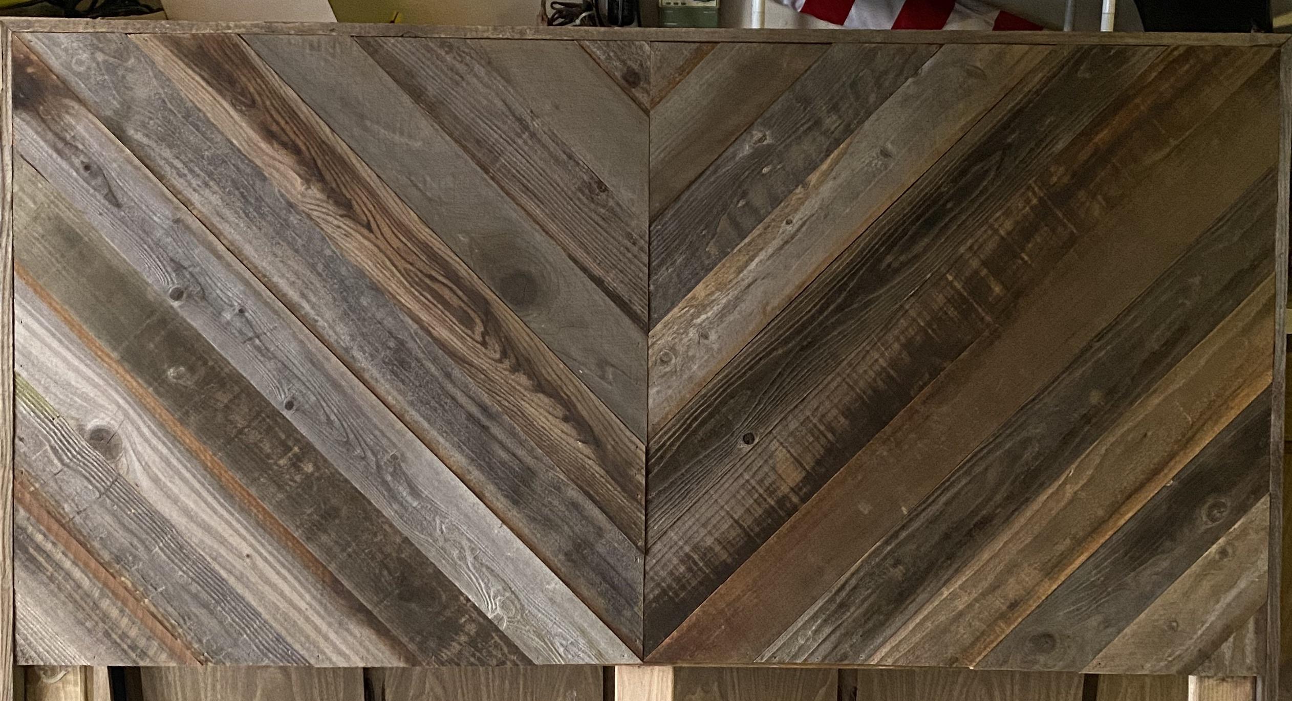 When you can’t bring yourself to spend 1200 on a reclaimed wood