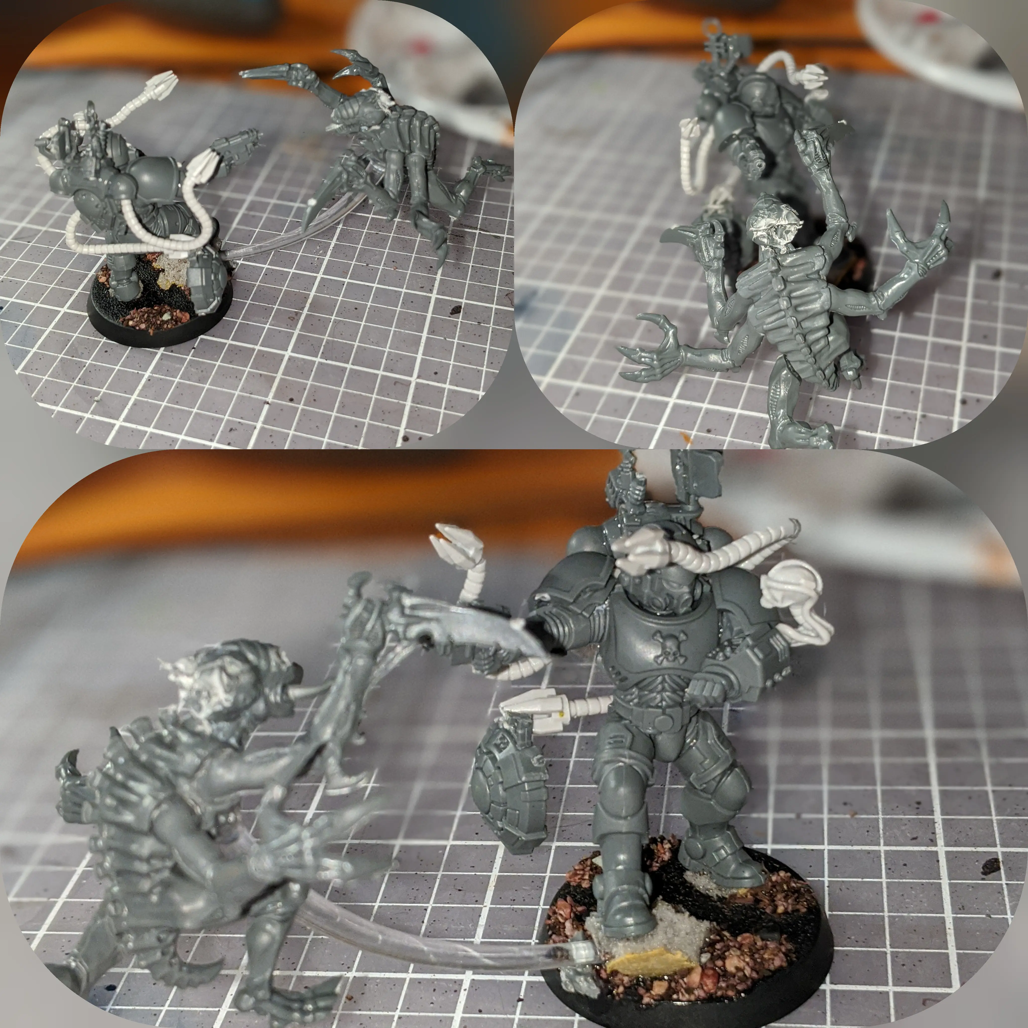 Tech Marine Kitbash Which title is better. Hawk, who? Or That man's playing Gallaga ...