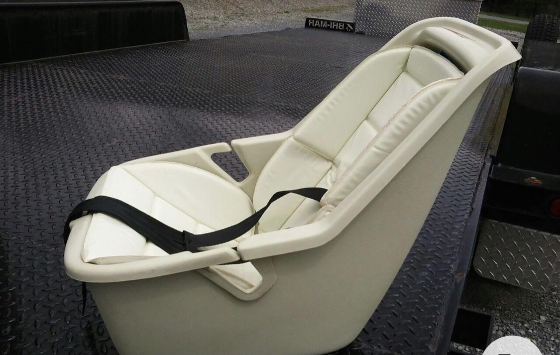 Who remembers the first car seats? This was the GM Infant Love Seat
