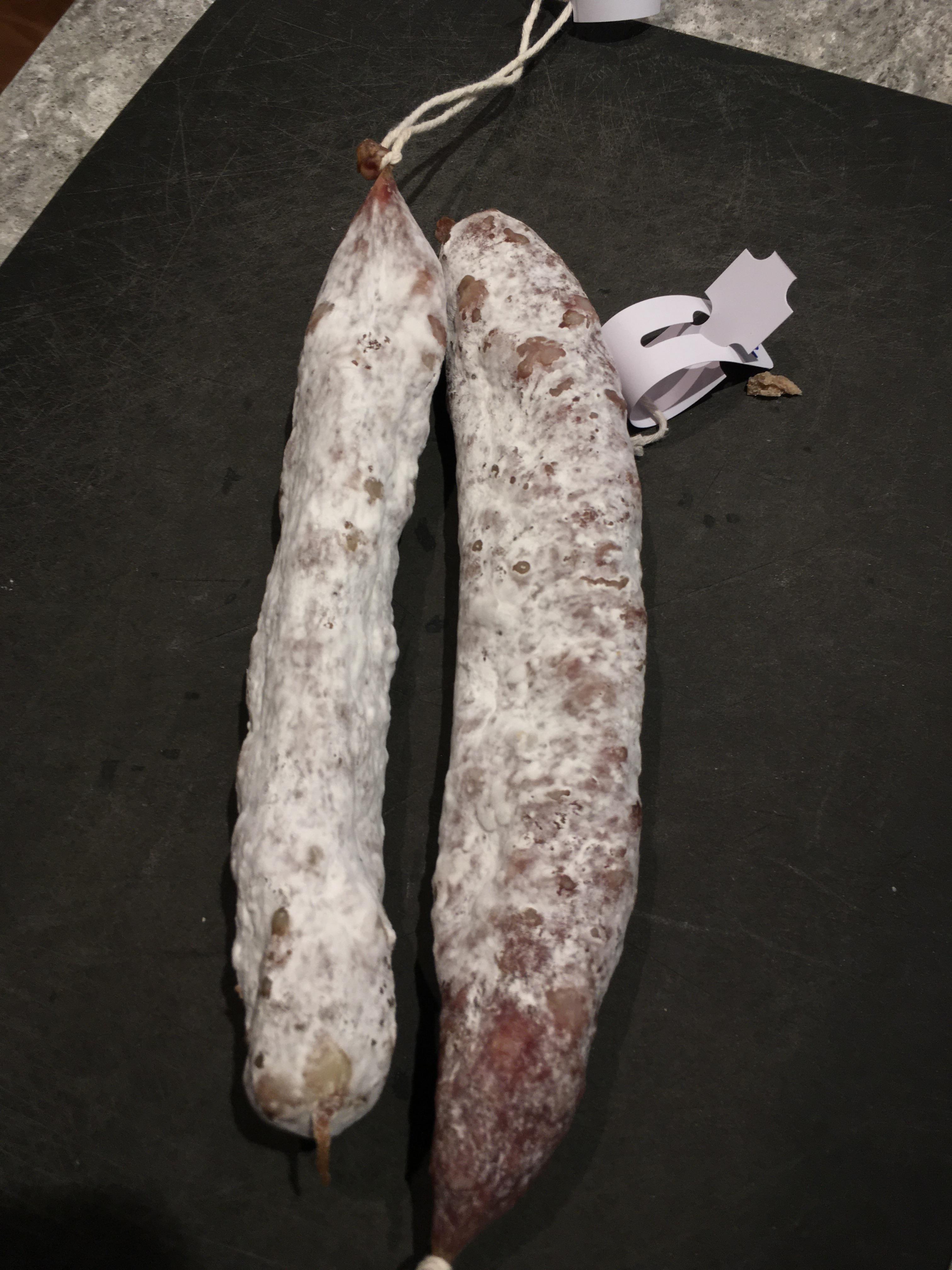 Why do my salamis flatten out as they dry? Scrolller