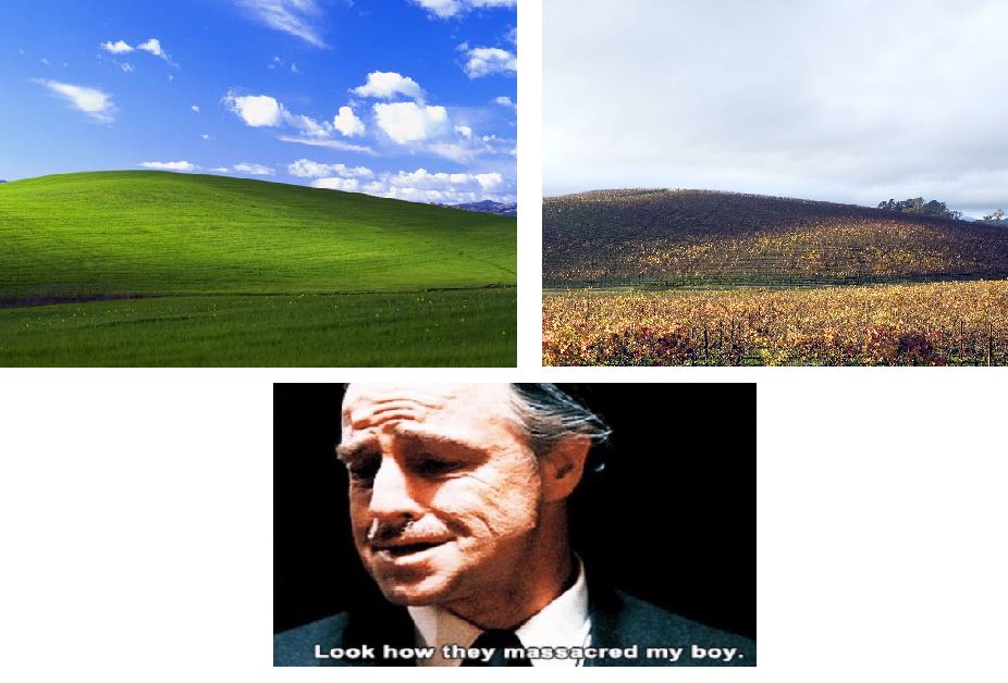 windows xp hill then and now, F Scrolller