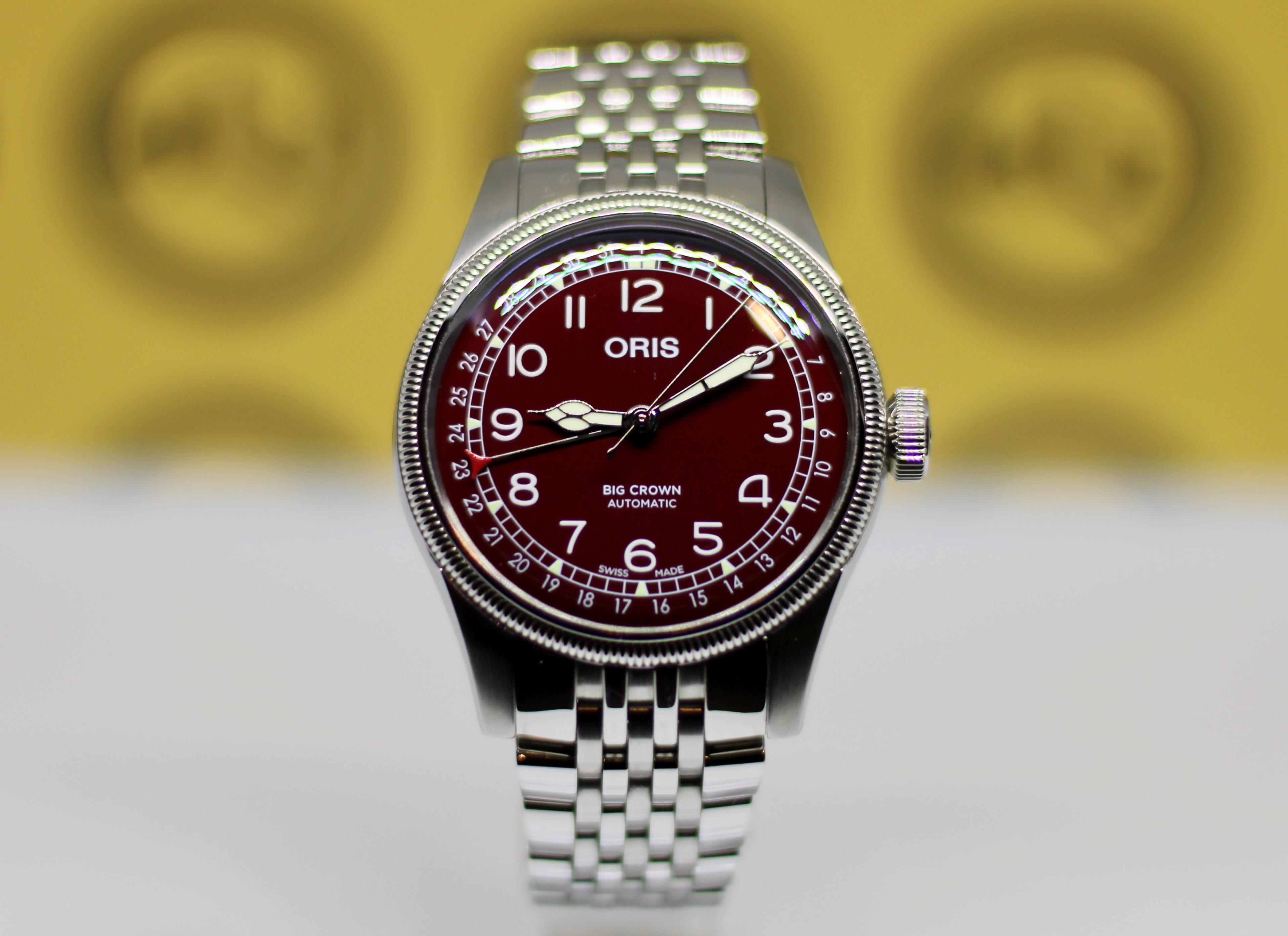 Wts Oris Big Crown Pointer Date Red Dial Scrolller 