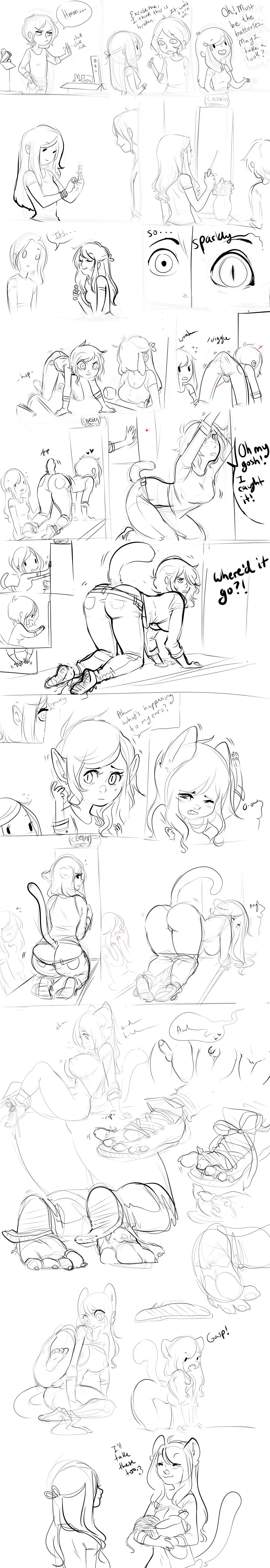 Yard Sale - Laser Pointer (StilettoPink, anthro cat TGTF) | Scrolller