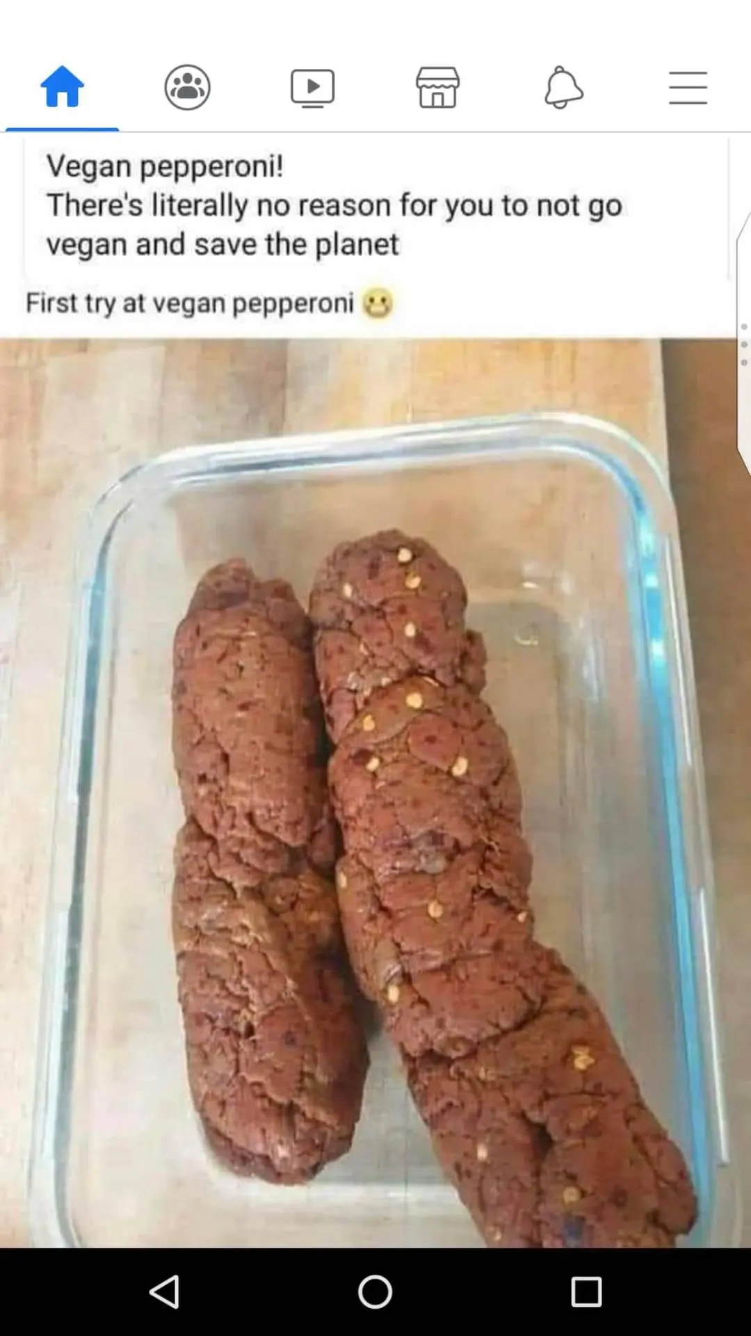 Vegan pepperoni looks like pooperoni | Scrolller