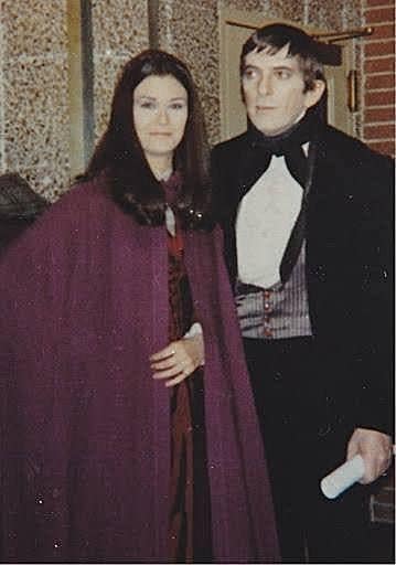 1970, Kate Jackson and Jonathan Frid on the set of Dark Shadows | Scrolller