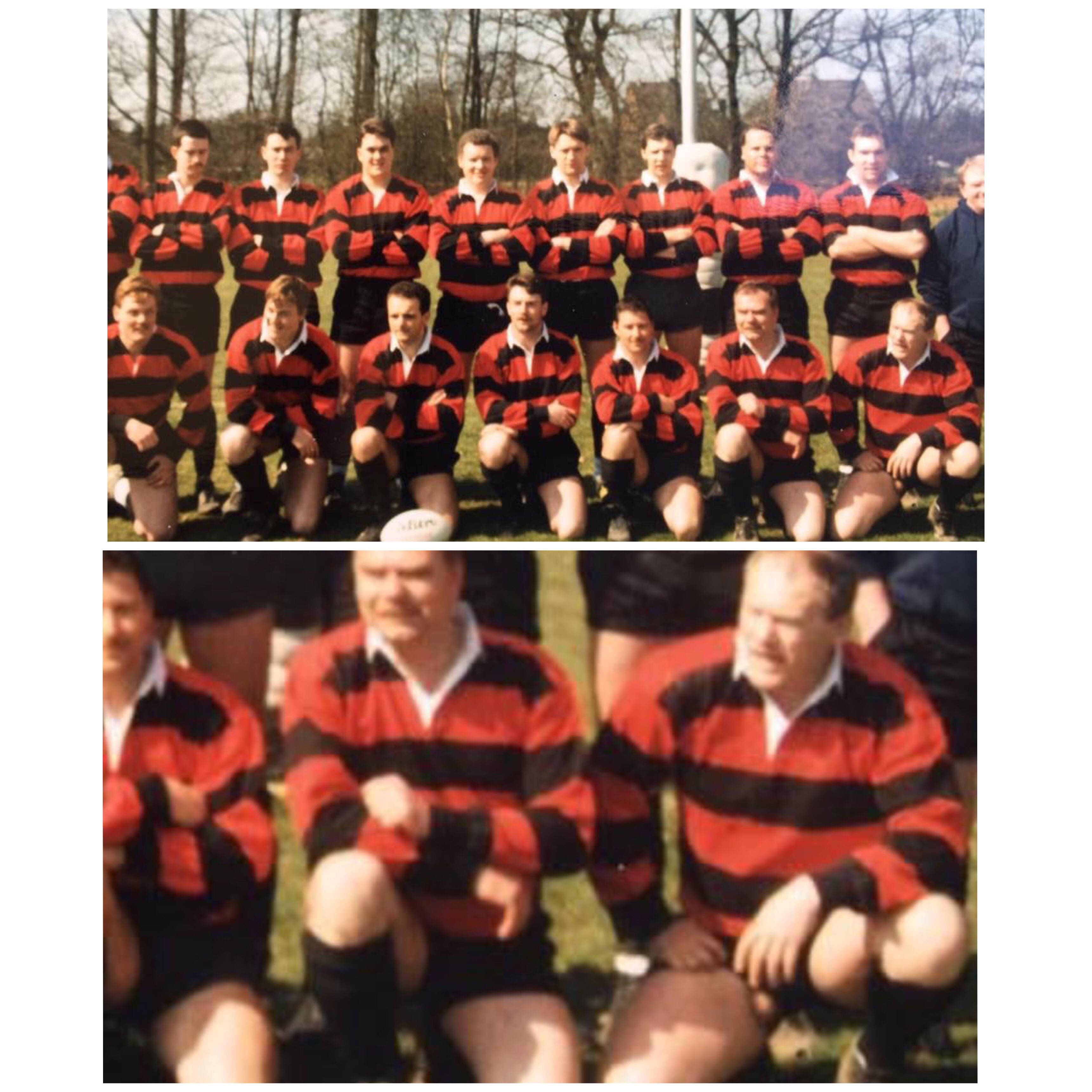 1980s rugby team photo | Scrolller