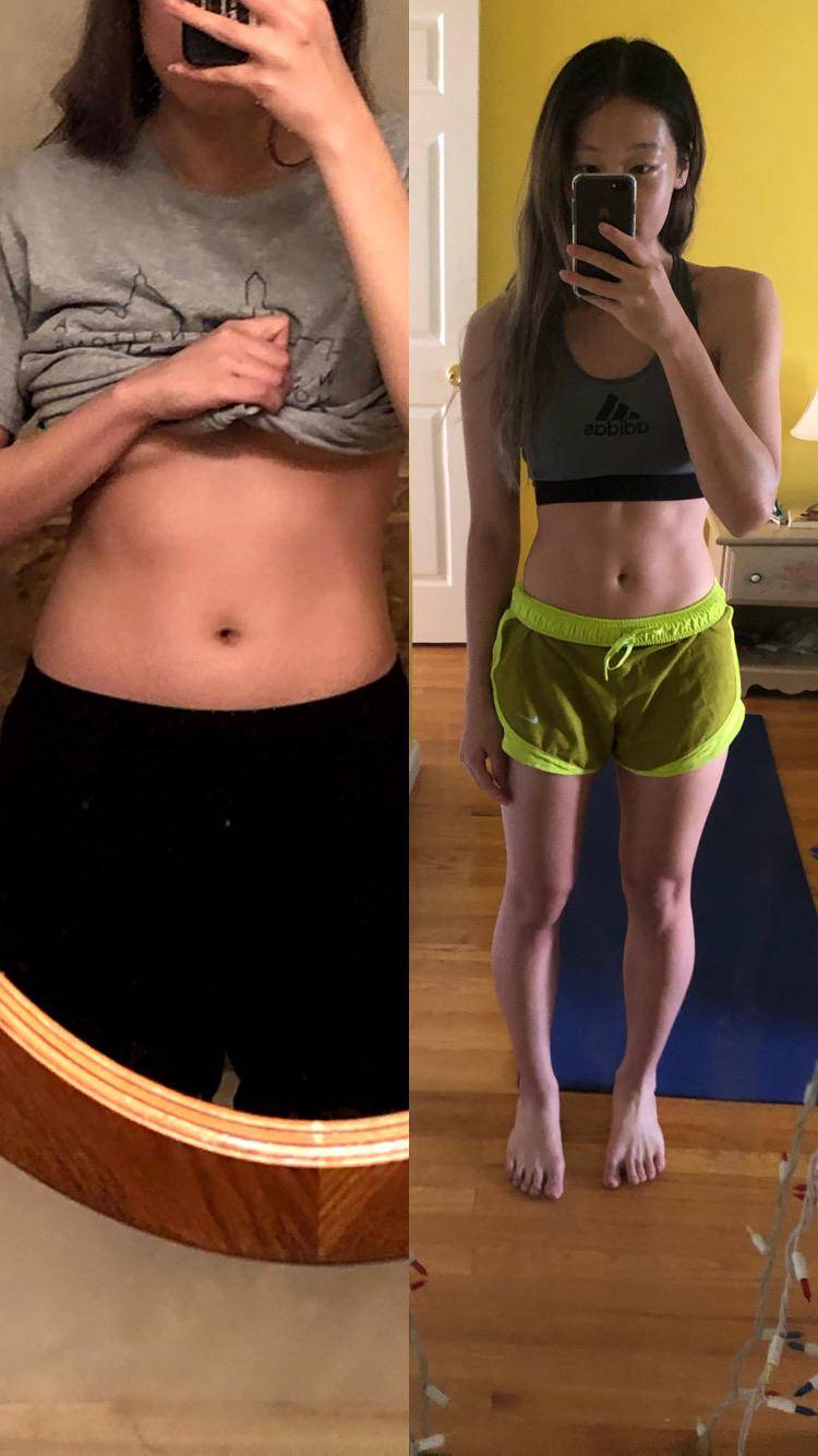 2 month progress pic :)!! Did Chloe’s flat abs and then hourglass ...