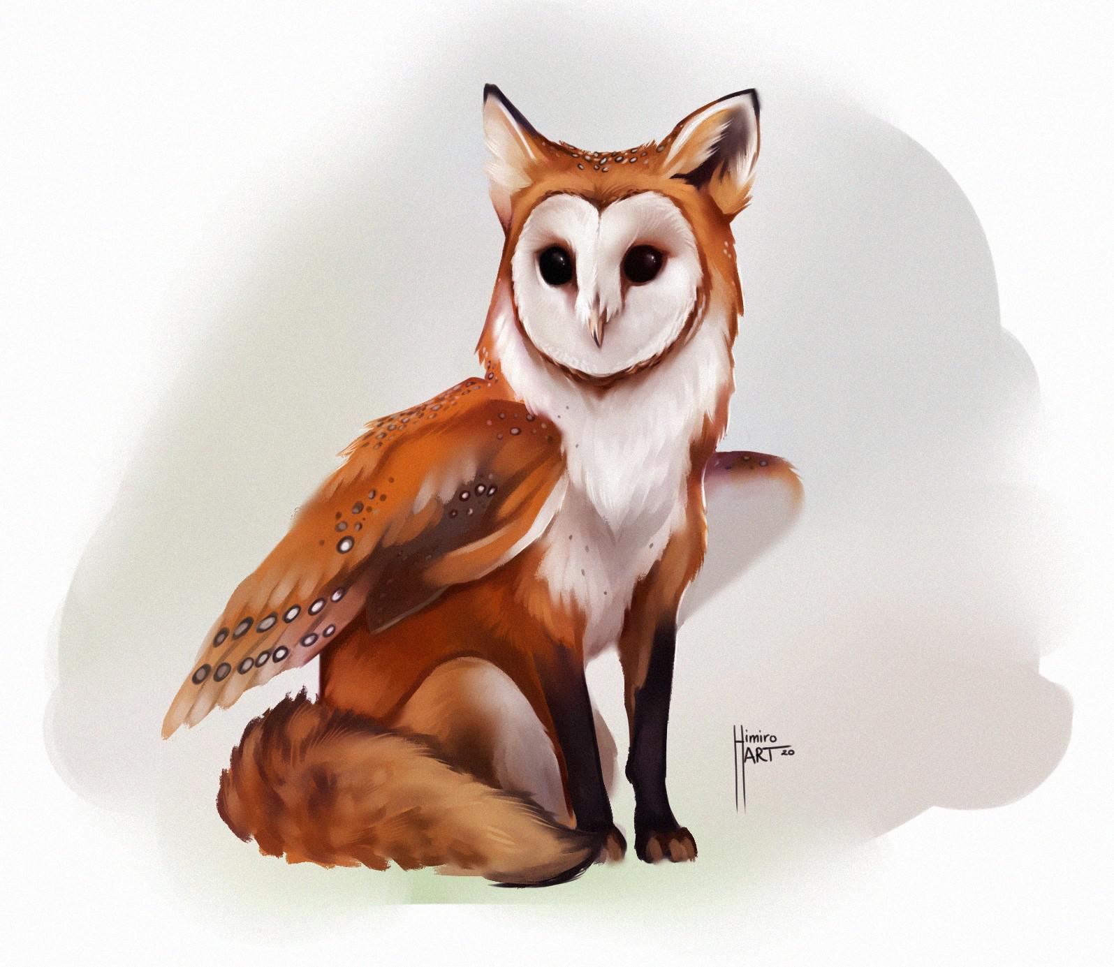 A Barx (Barrn owl and fox) | Scrolller