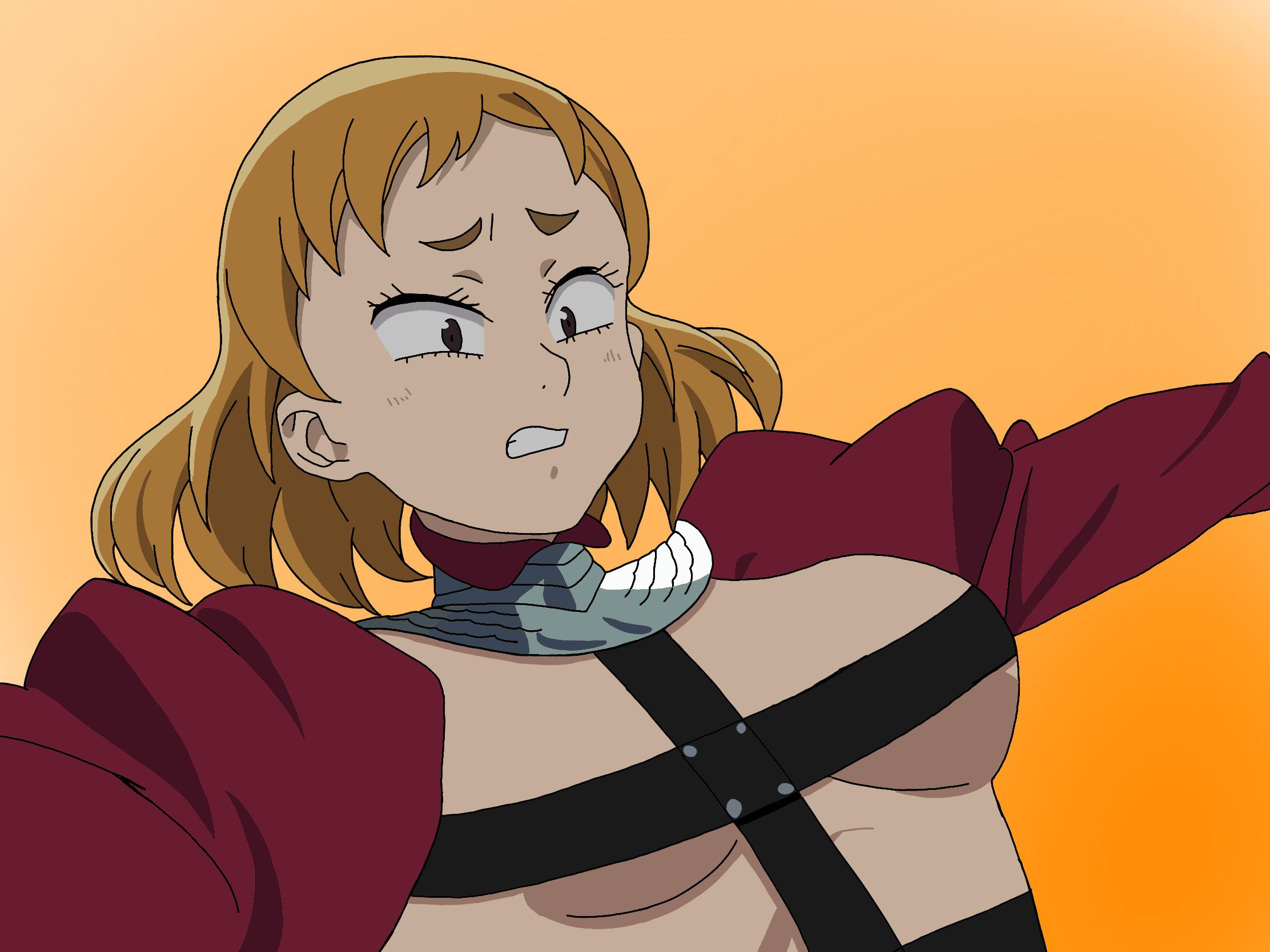 A fast art pf Vivian in a bdsm-costume, sadly I must went away from interne...