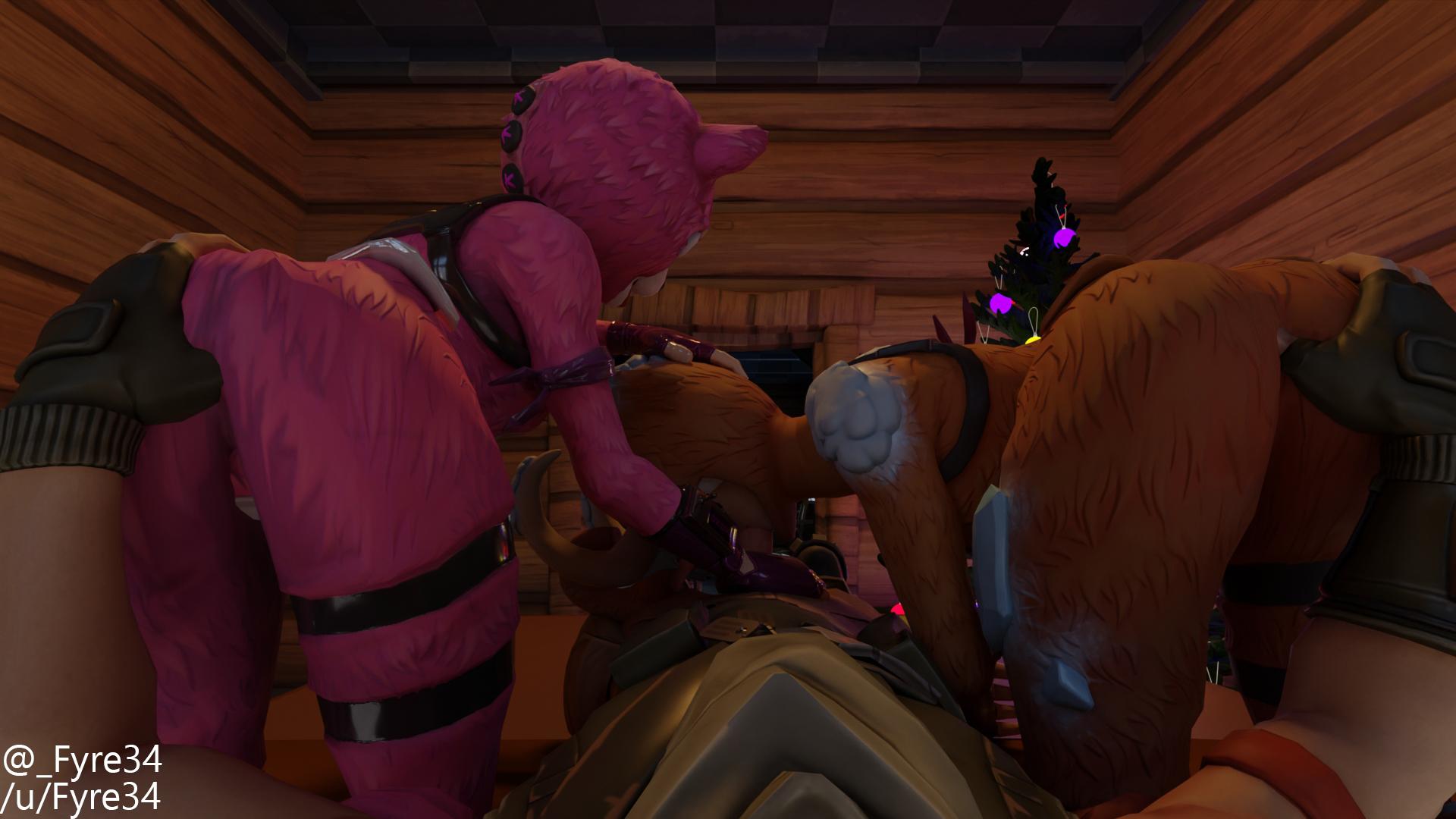 Christmas gets naughty with Fortnite hentai