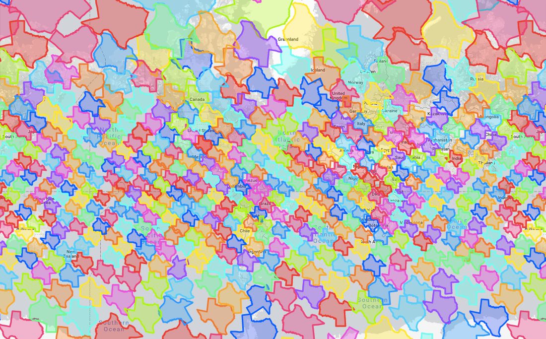 A map of what happens when you leave your friend from austin alone with