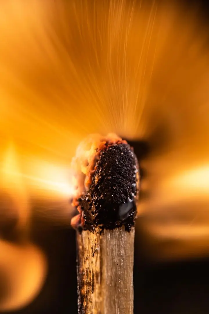 A match igniting. [3663x5494] [OC] | Scrolller