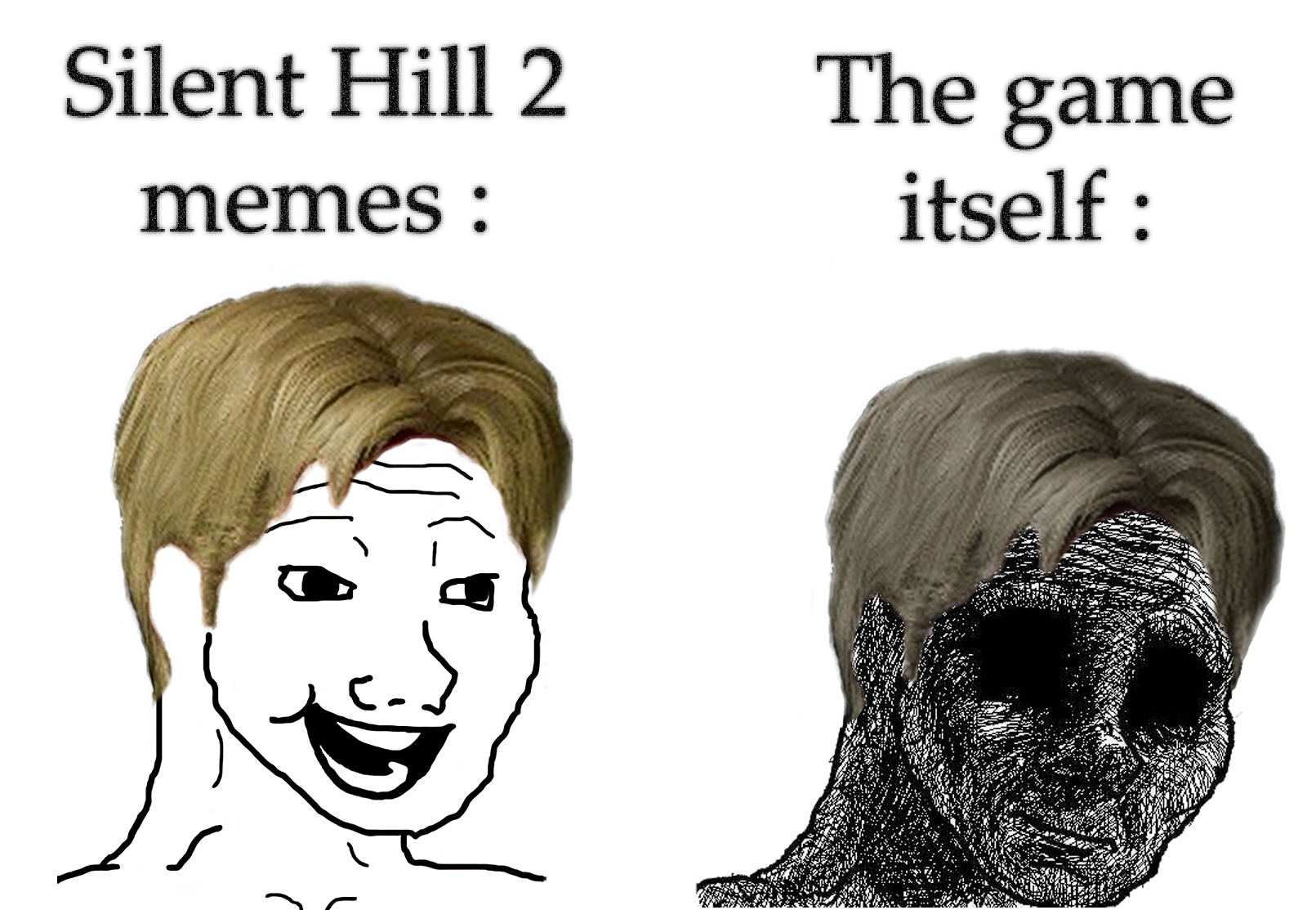 A meme I've made somedays ago on Photoshop because SH2 memes are funny ...