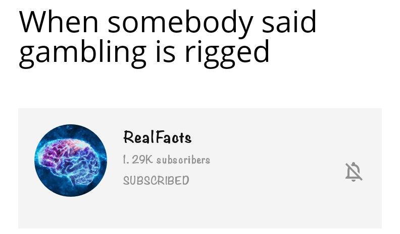 Ah yes, real facts | Scrolller