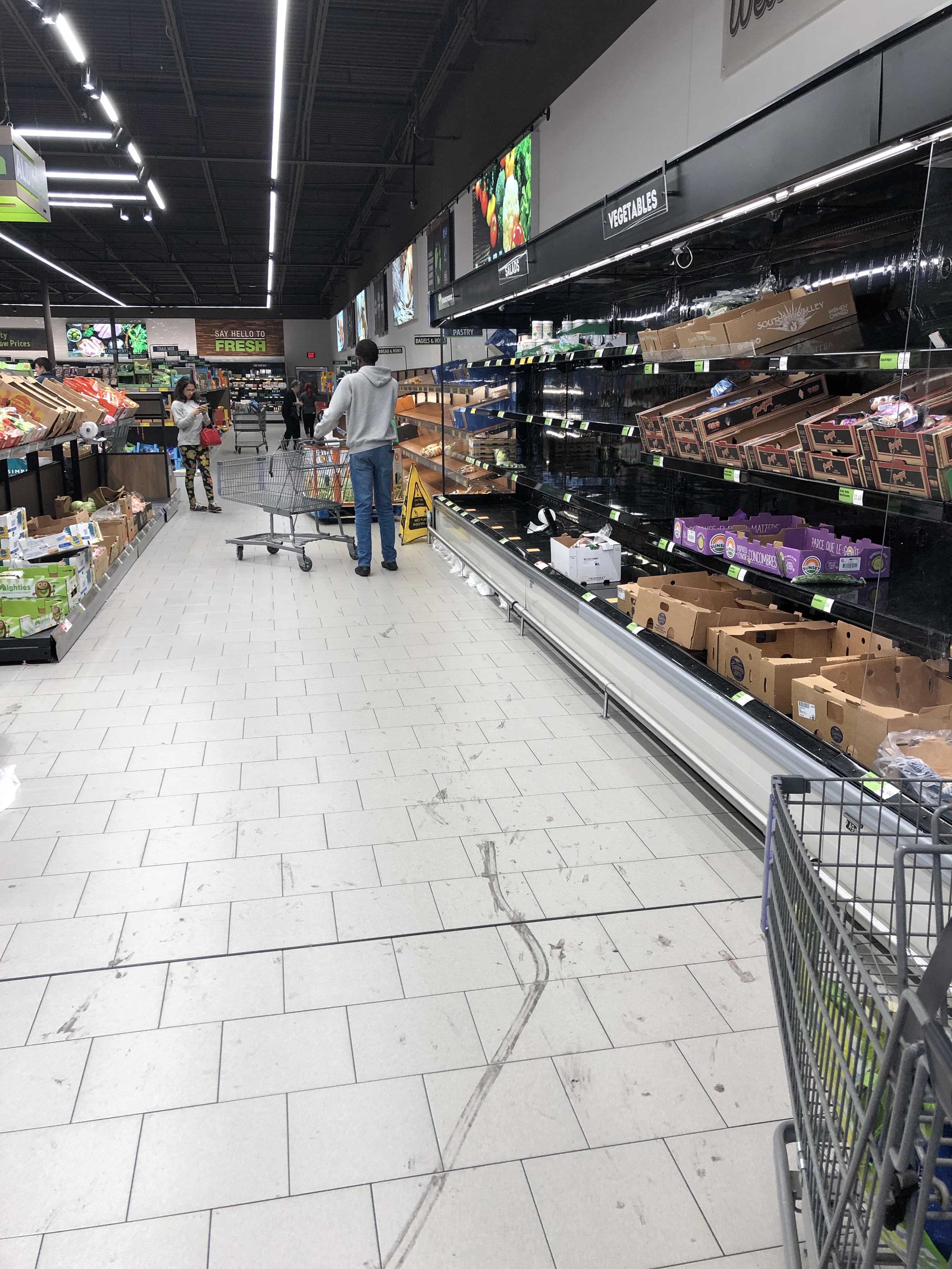 Aldi on Kirkwood Highway. No chicken bread or veggies. Scrolller