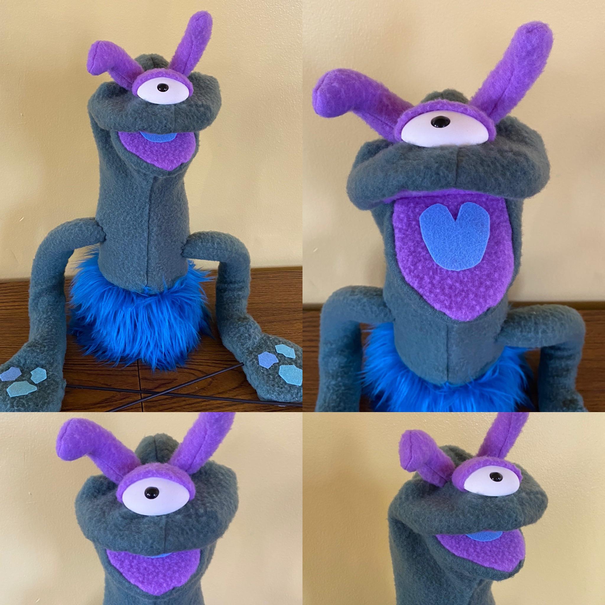 Alien puppet! Finished Project | Scrolller