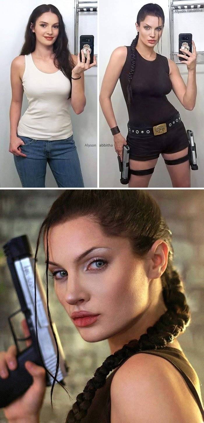 Alyson Tabitha As Lara Croft Scrolller